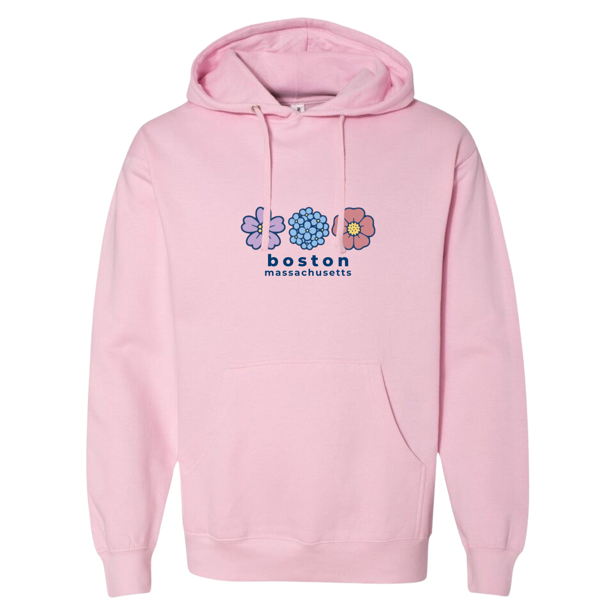 Boston Summer Bloom Midweight Fleece Hoodie