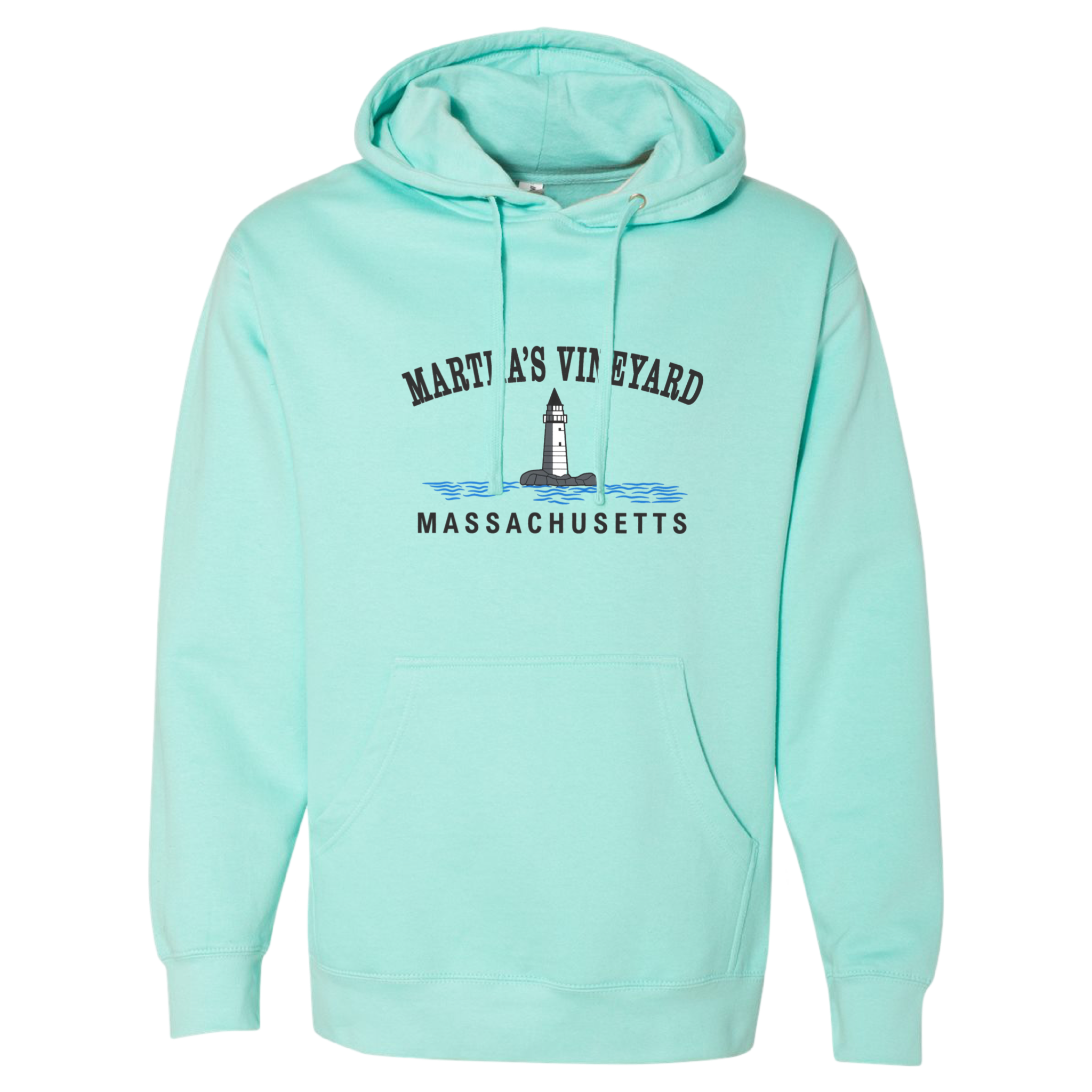 Martha's Vineyard Big Lighthouse Midweight Fleece Hoodie