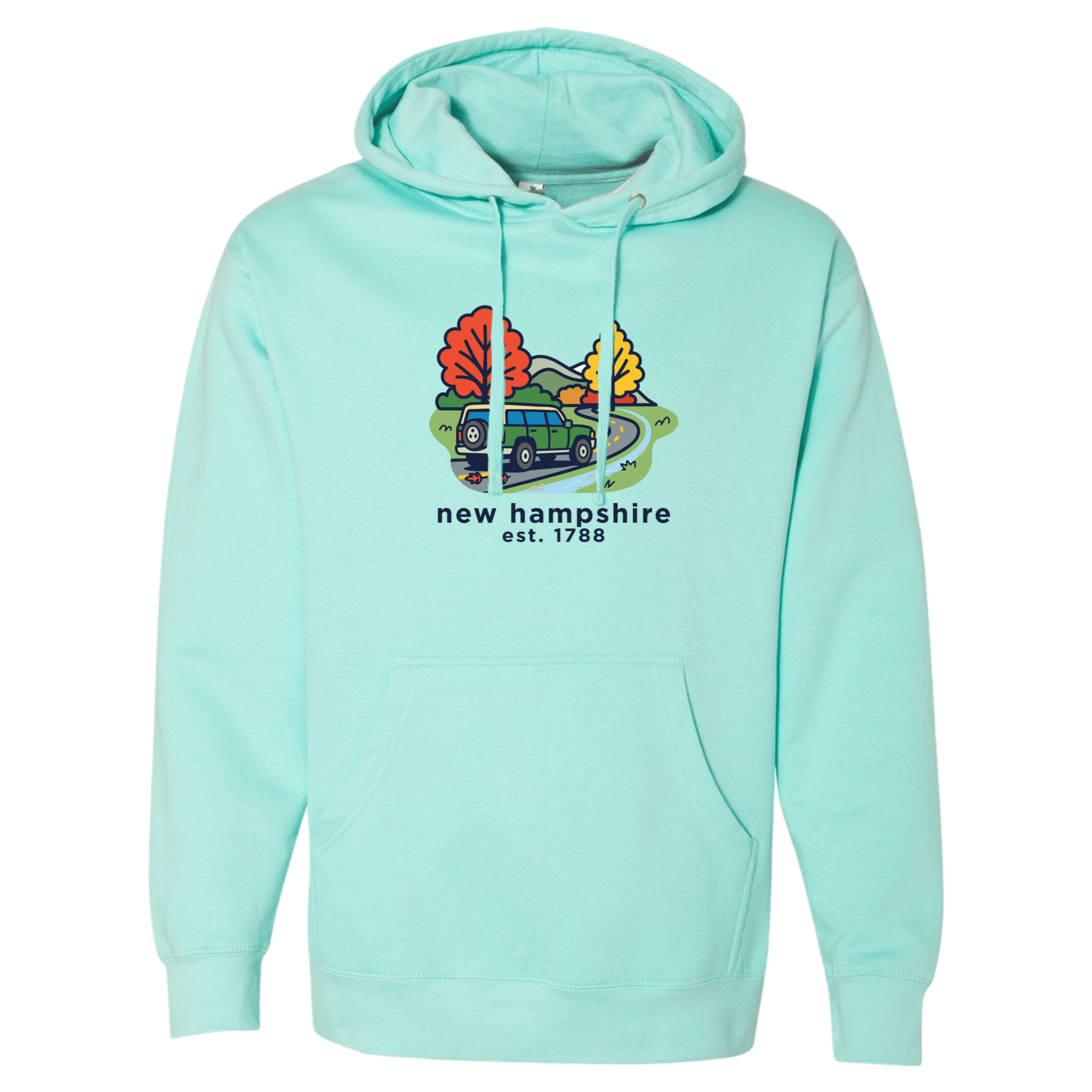 Cape Cod Clothing Company New Hampshire Mountain Drive Midweight Fleece Hoodie