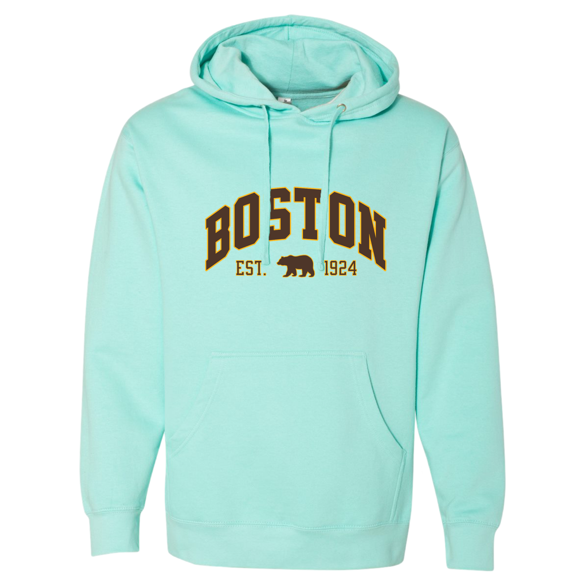 Boston Vintage Hockey Midweight Fleece Hoodie