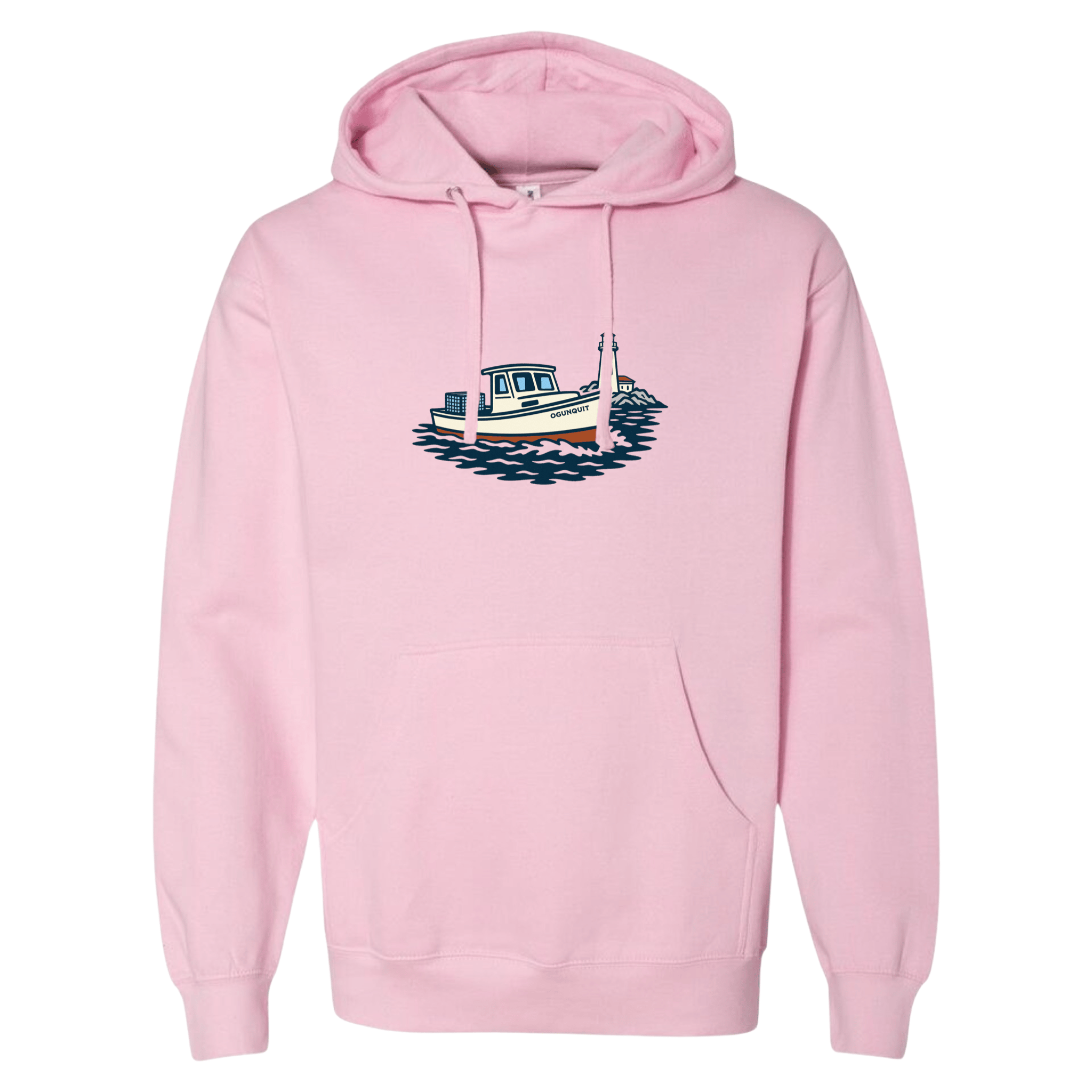 Cape Cod Clothing Company Ogunquit Lobster Boat Midweight Fleece Hoodie