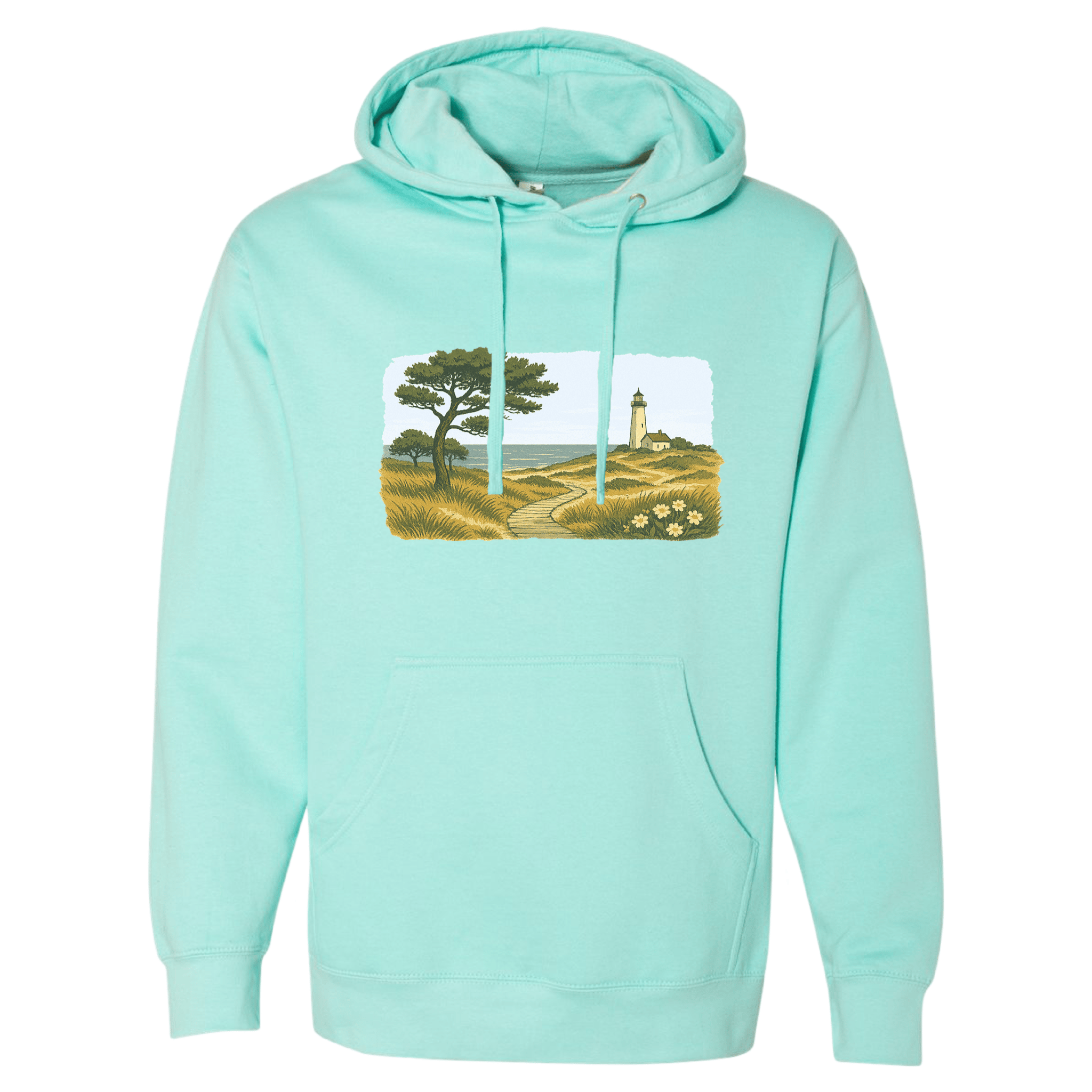 Cape Cod Clothing Company New England Serene Shoreline Midweight Fleece Hoodie