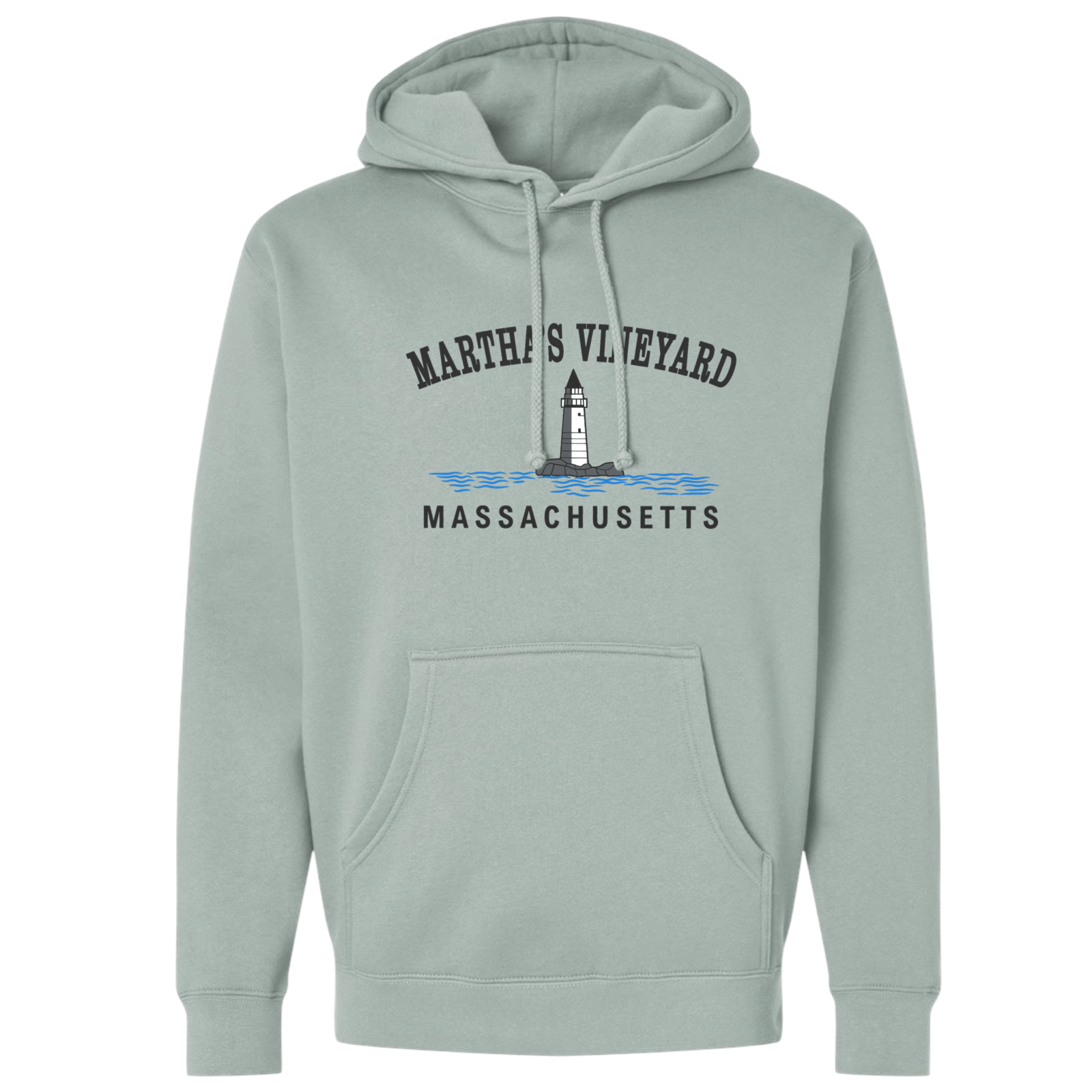 Martha's Vineyard Big Lighthouse Midweight Fleece Hoodie