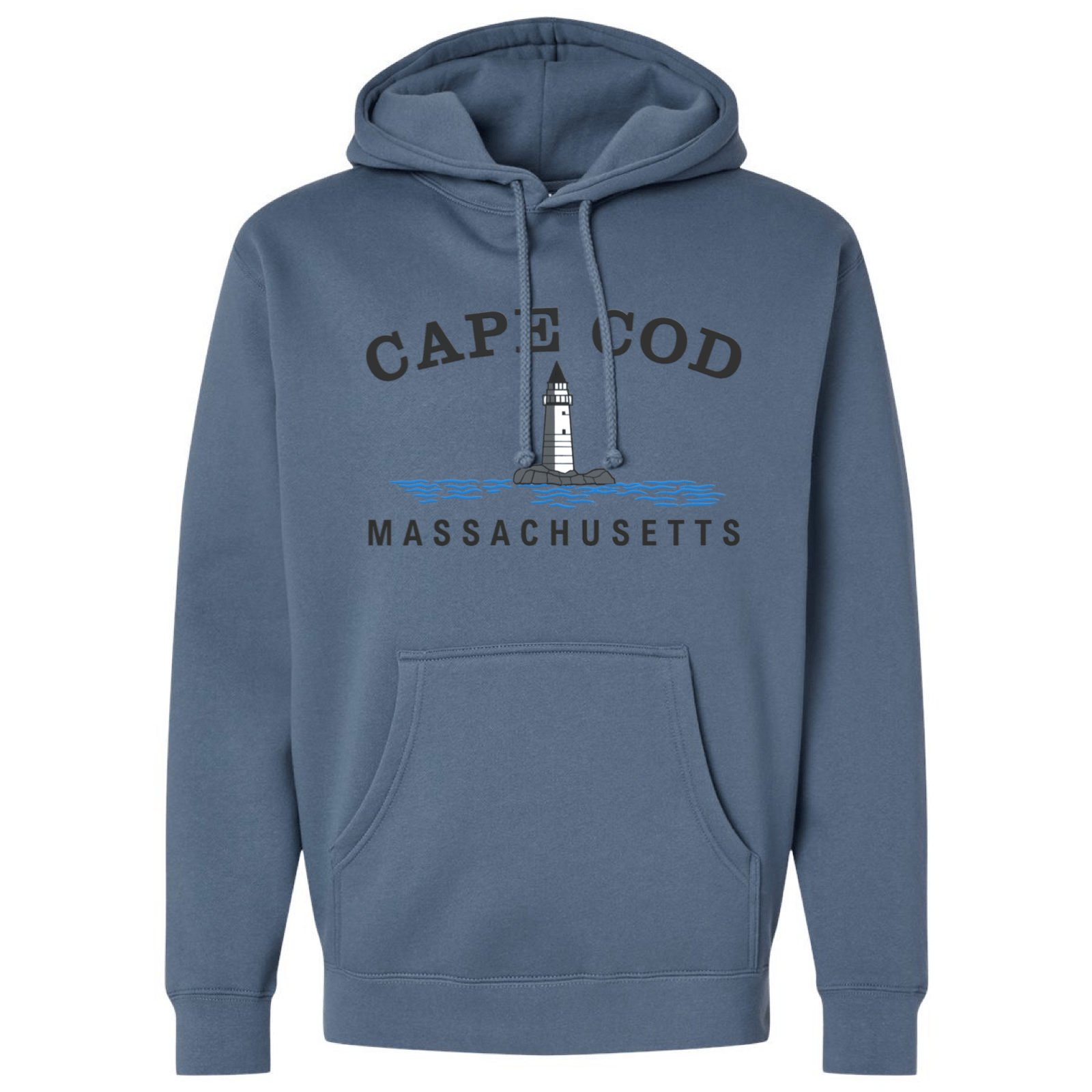 Cape Cod Big Lighthouse Midweight Fleece Hoodie