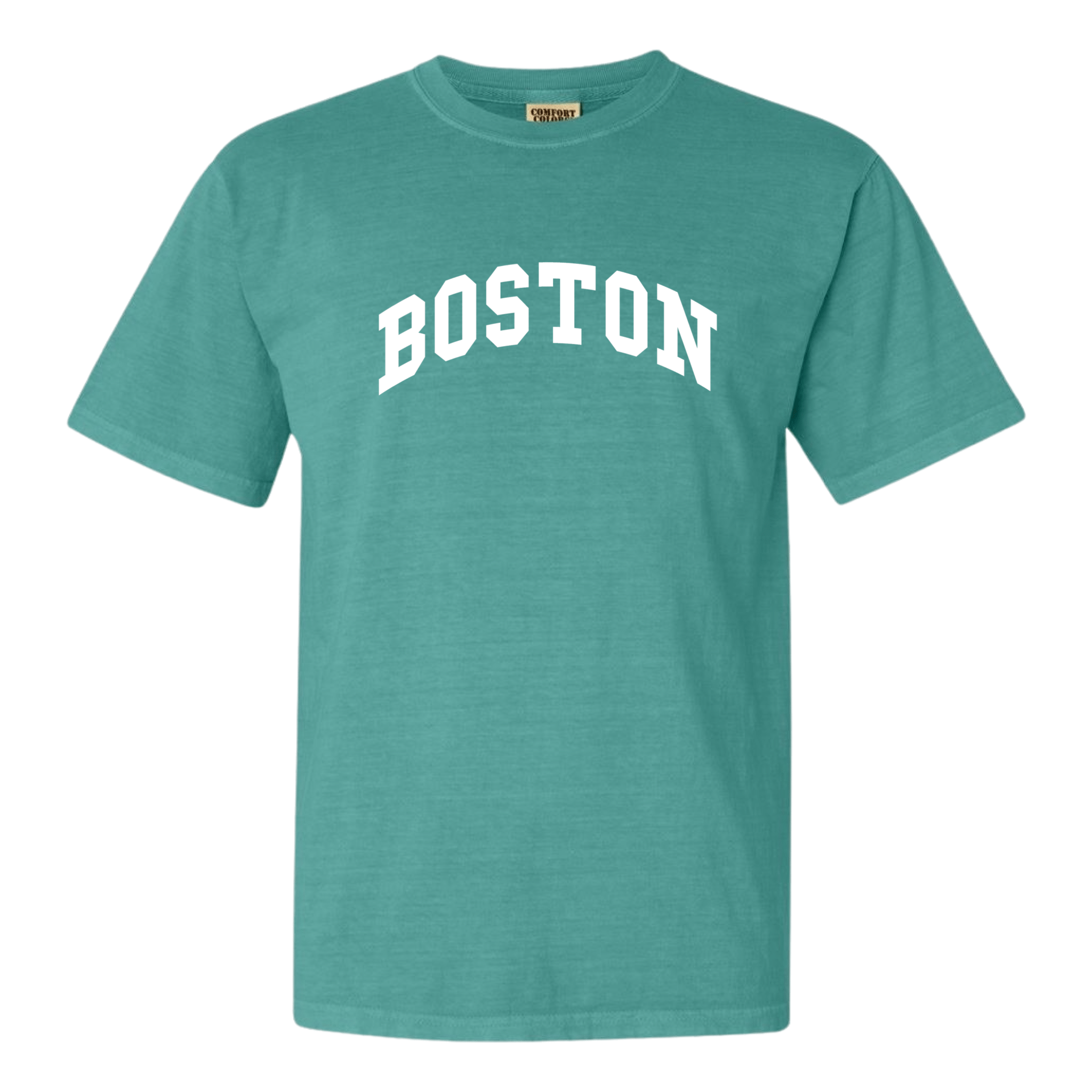 boston comfort colors-tshirt, seafoam