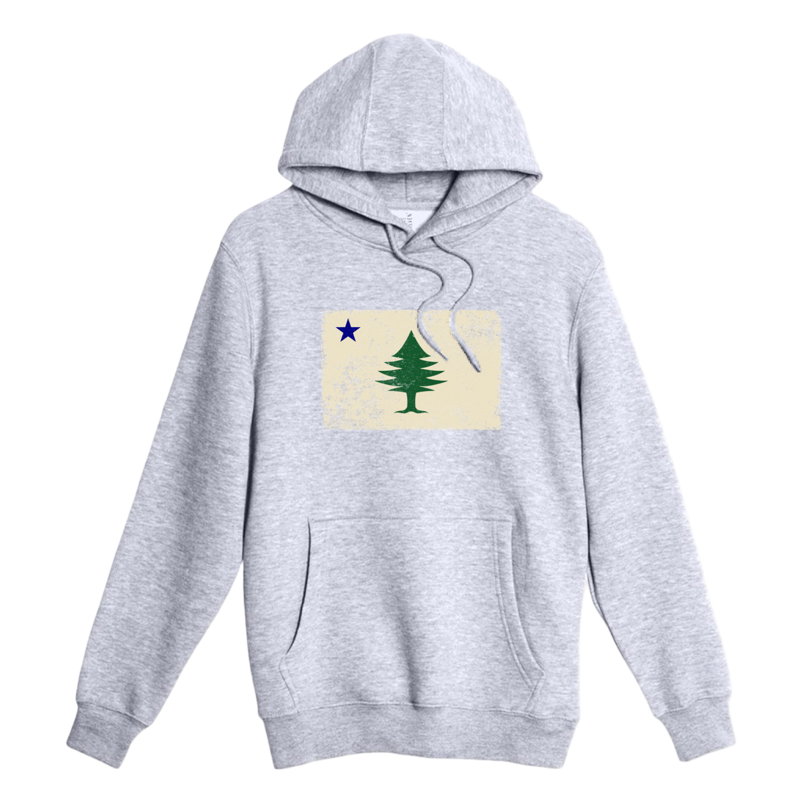 Classic Maine Flag Comfort Fleece Hoodie