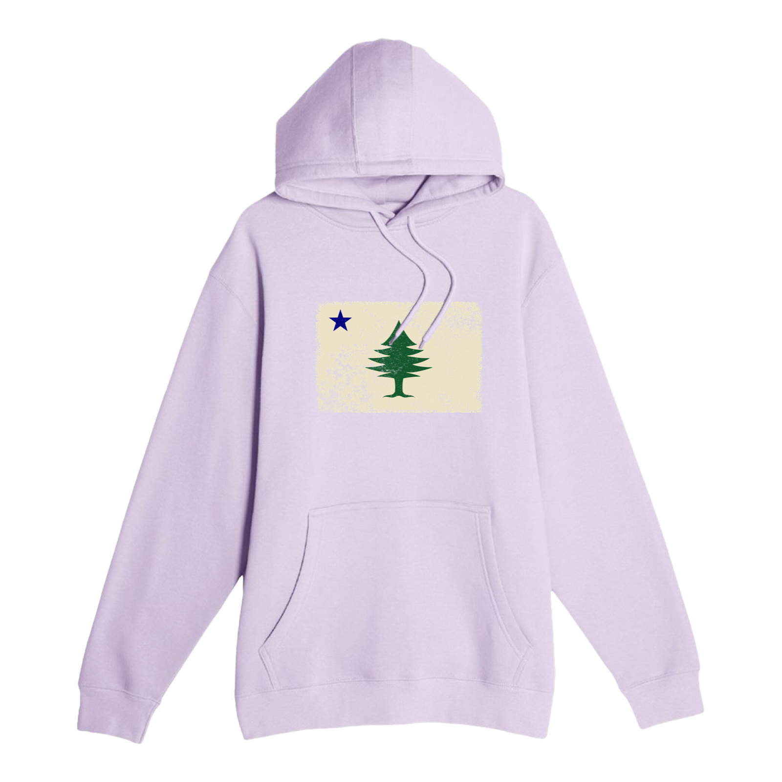 Classic Maine Flag Comfort Fleece Hoodie