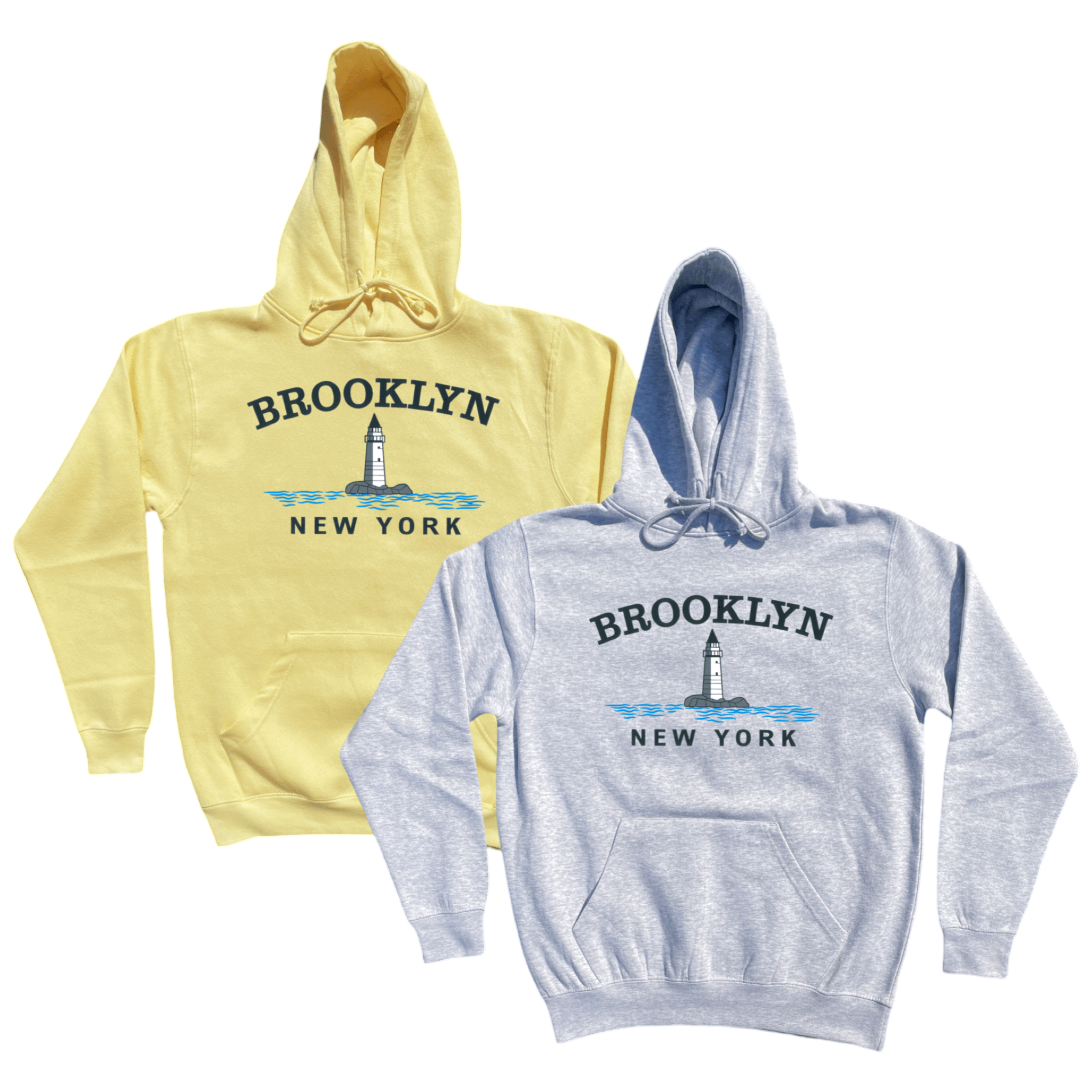 Brooklyn Big Lighthouse Soft Fleece Hoodie