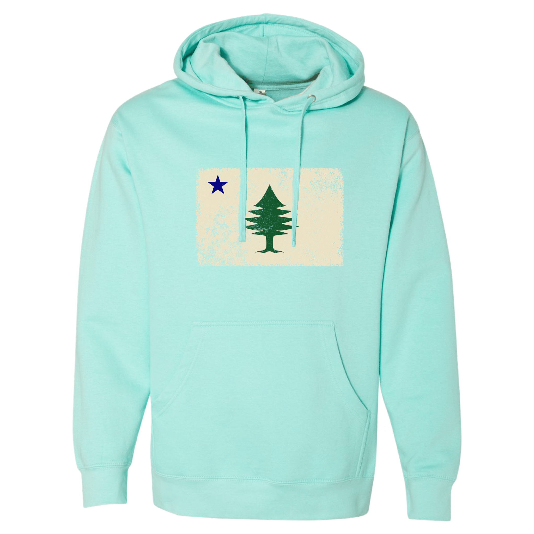 Cape Cod Clothing Company Classic Maine Flag Midweight Fleece Hoodie