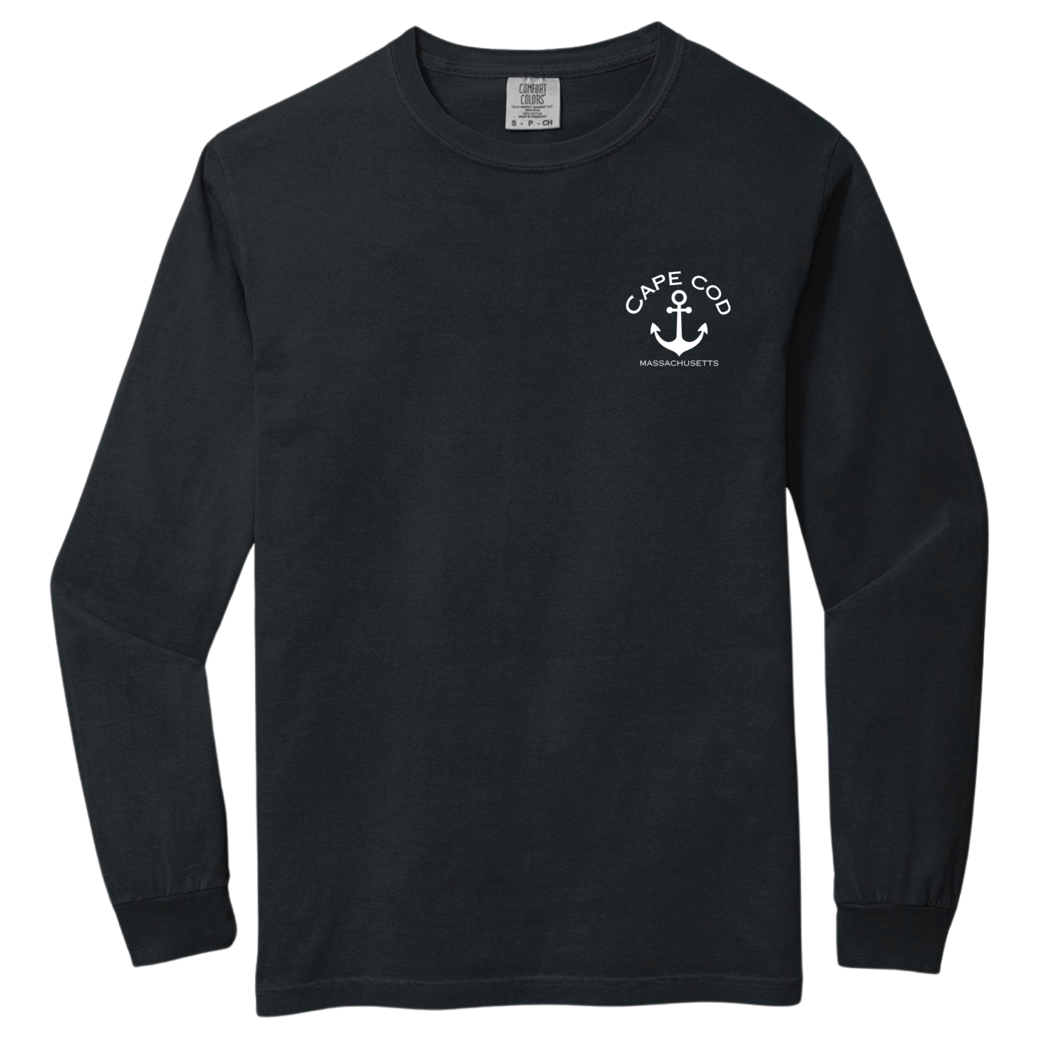 Cape Cod Anchor Comfort Colors Heavyweight Long Sleeve Tee