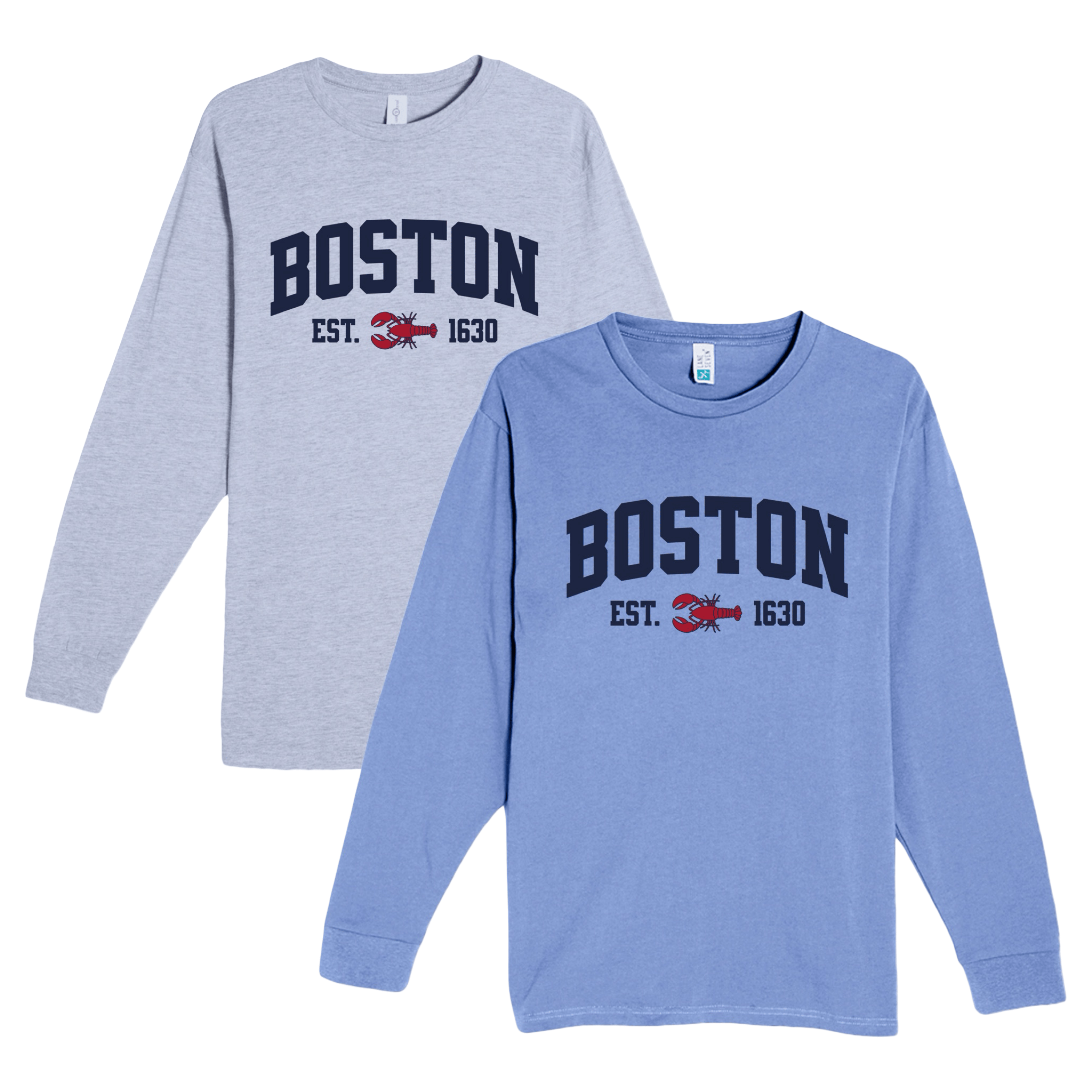 Cape Cod Clothing Company Boston Lobster Heavyweight Long Sleeve Tee