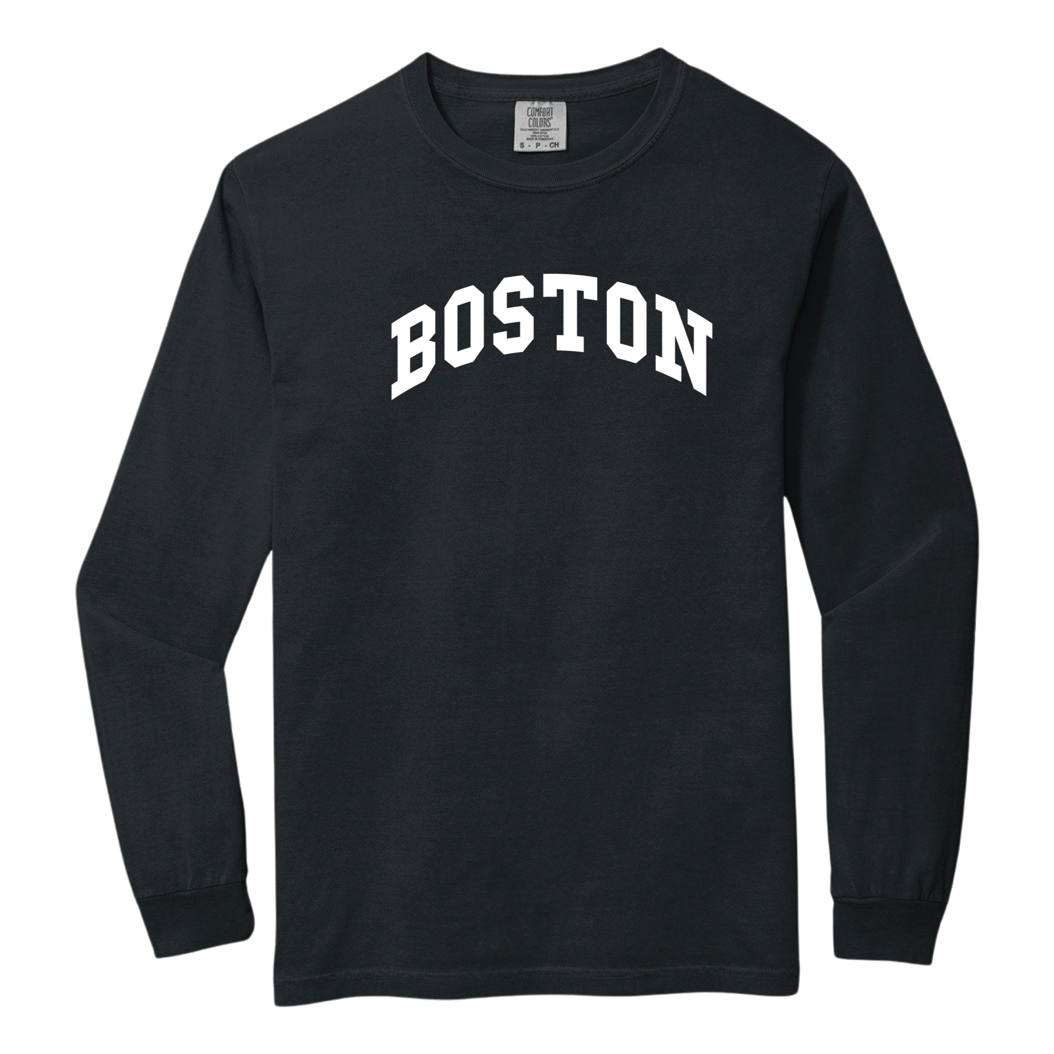 Boston Classic Comfort Colors Heavyweight Long Sleeve Tee