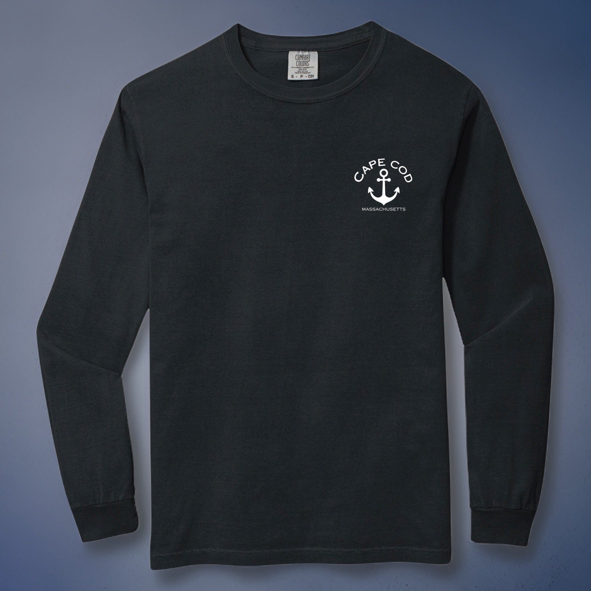 Cape Cod Anchor Comfort Colors Heavyweight Long Sleeve Tee