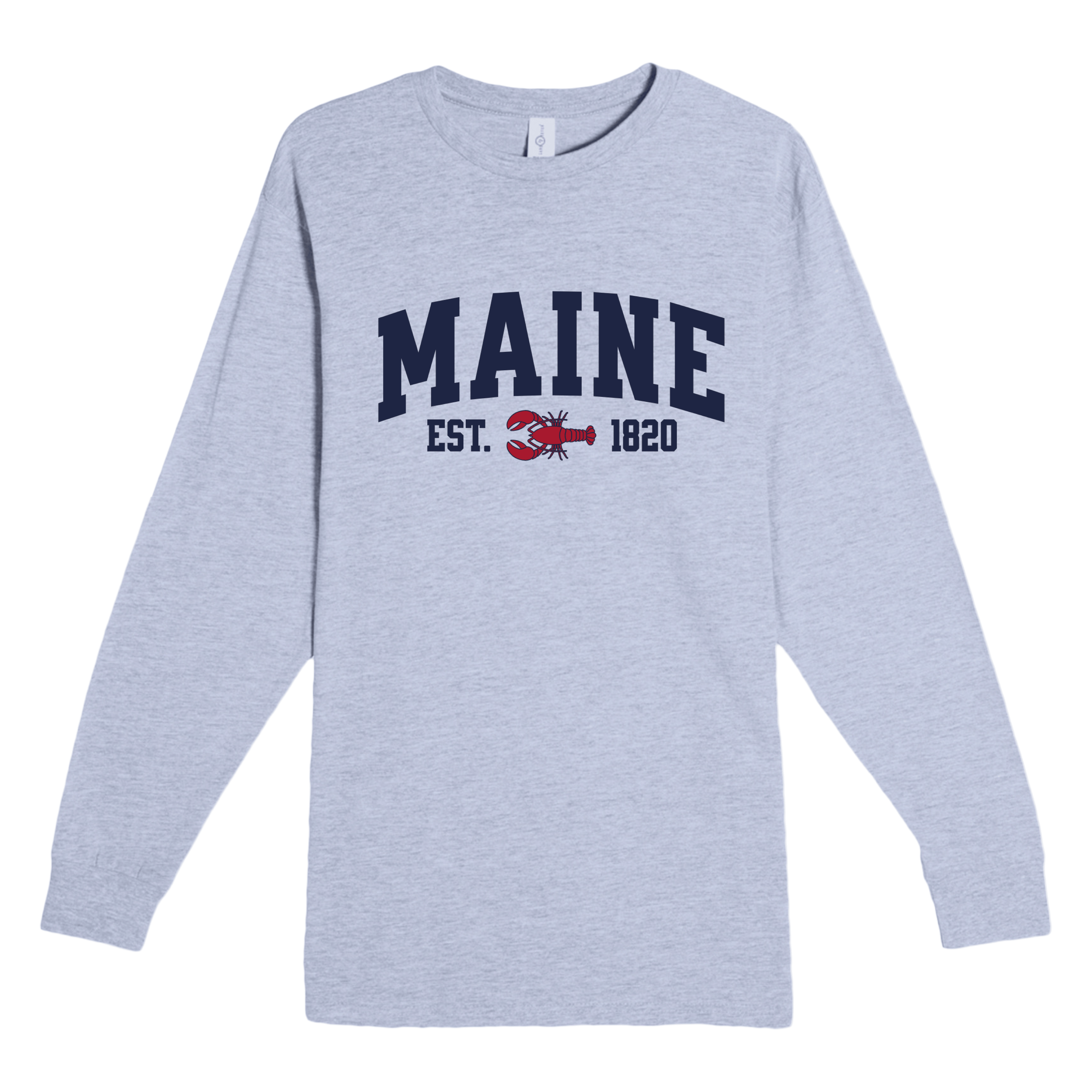 Cape Cod Clothing Company Maine Lobster Heavyweight Long Sleeve Tee