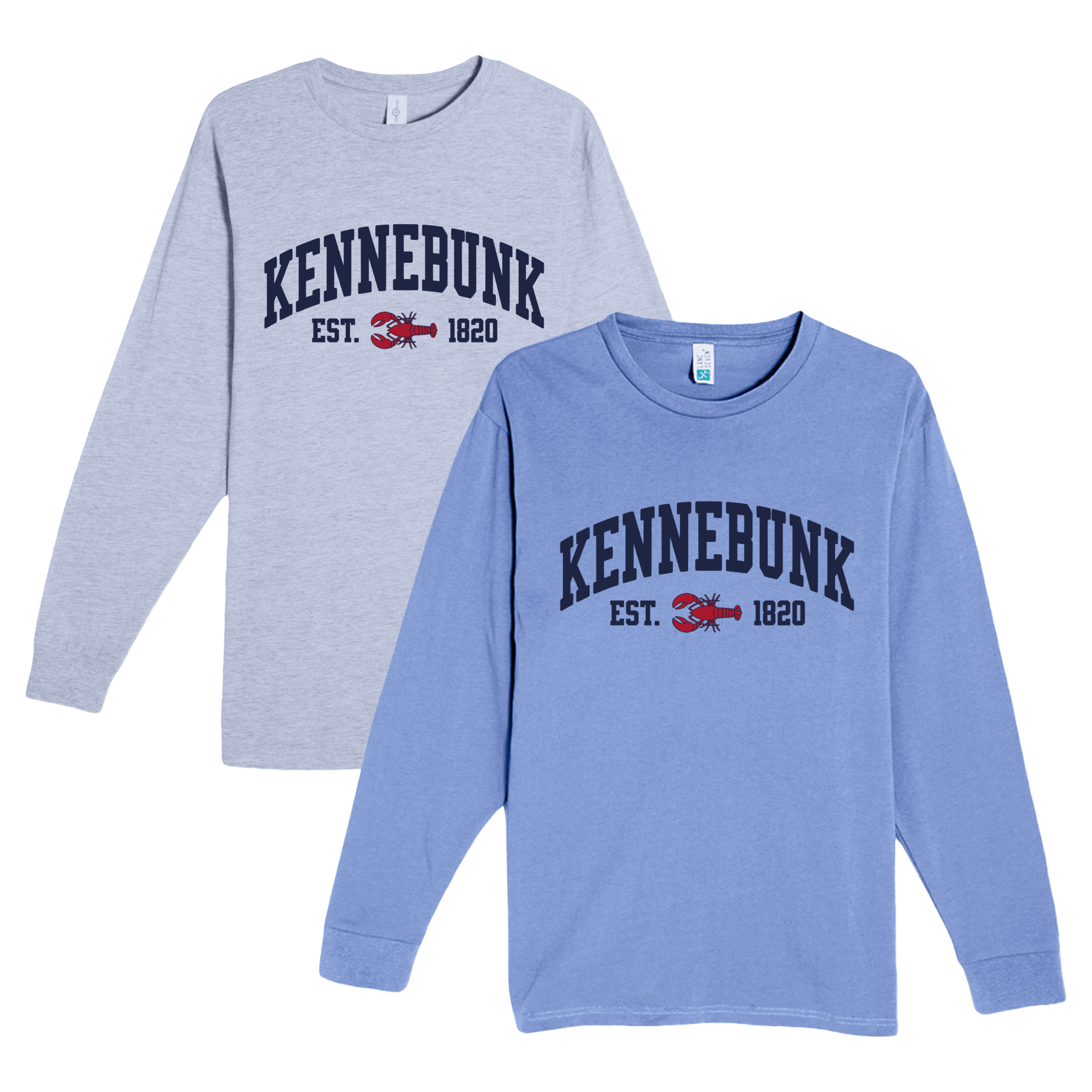 Cape Cod Clothing Company Kennebunk Lobster Heavyweight Long Sleeve Tee