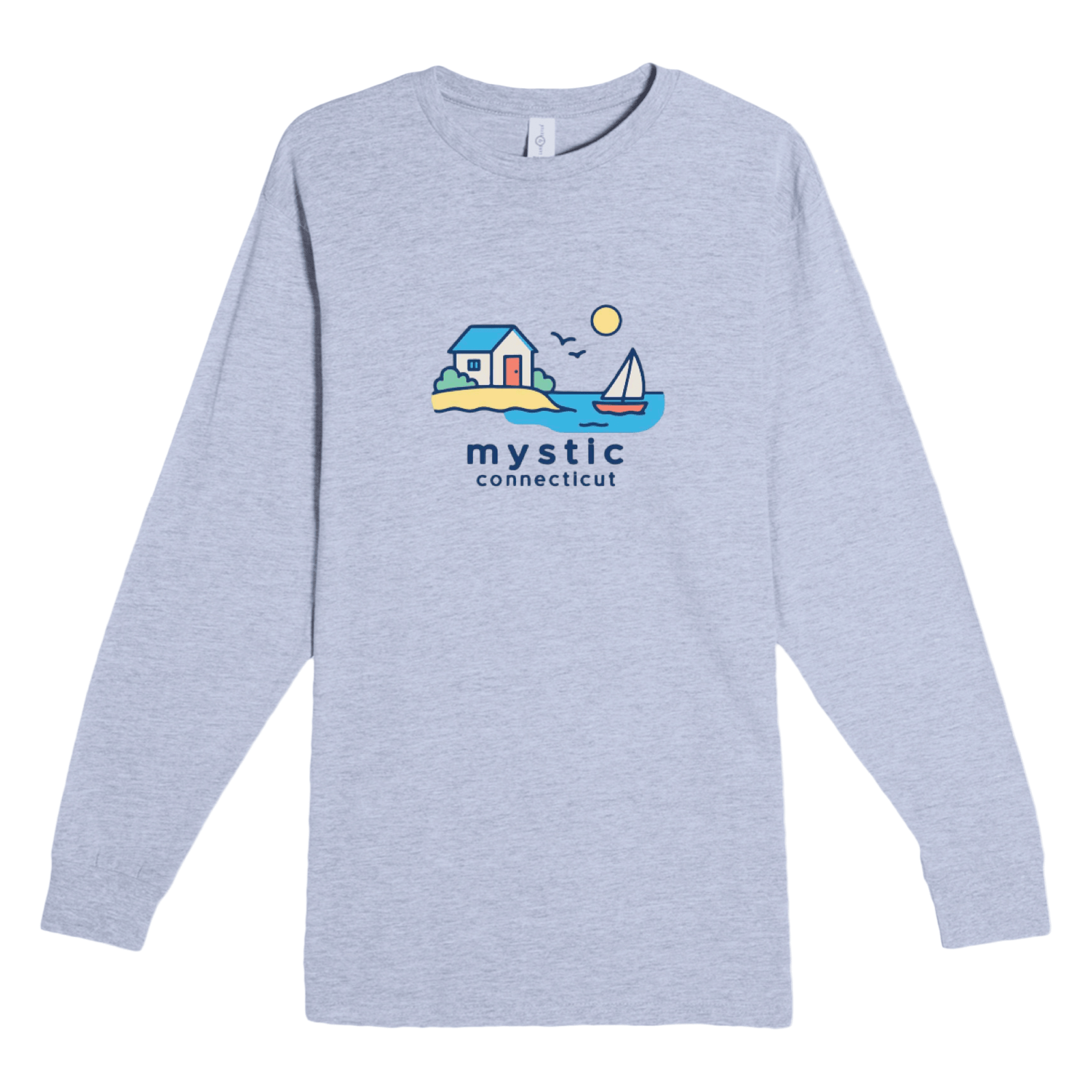 Cape Cod Clothing Company Mystic Beach House Heavyweight Long Sleeve Tee