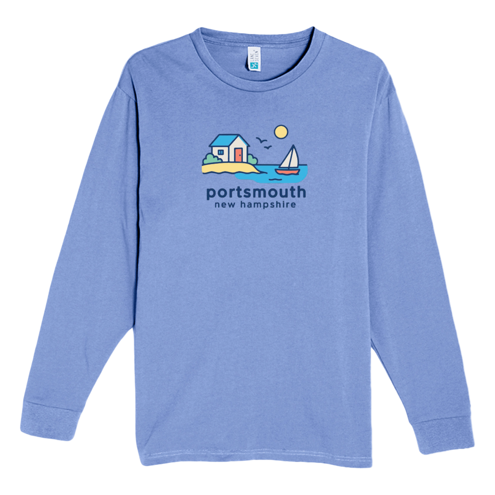 Cape Cod Clothing Company Portsmouth Beach House Heavyweight Long Sleeve Tee