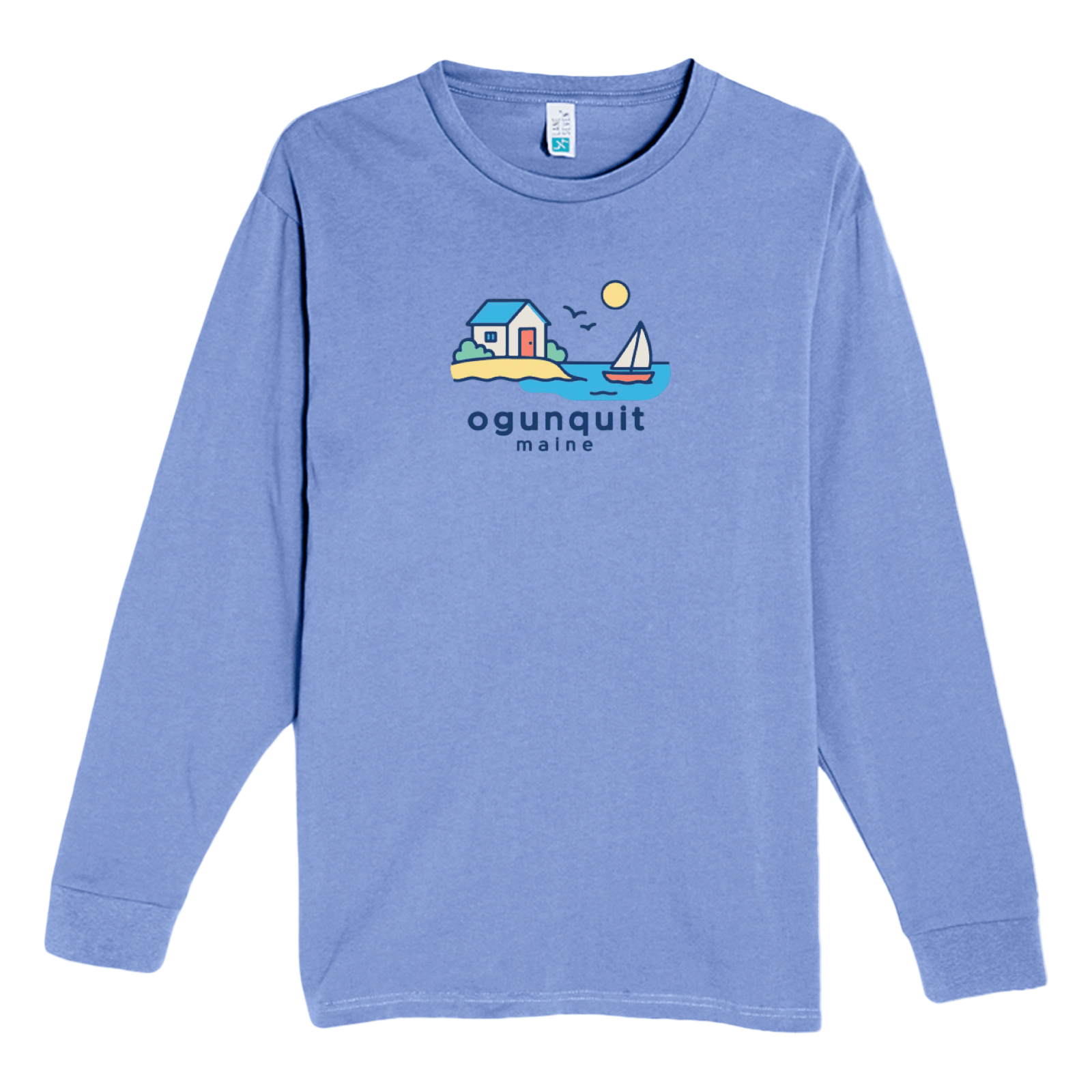 Cape Cod Clothing Company Ogunquit Beach House Heavyweight Long Sleeve Tee