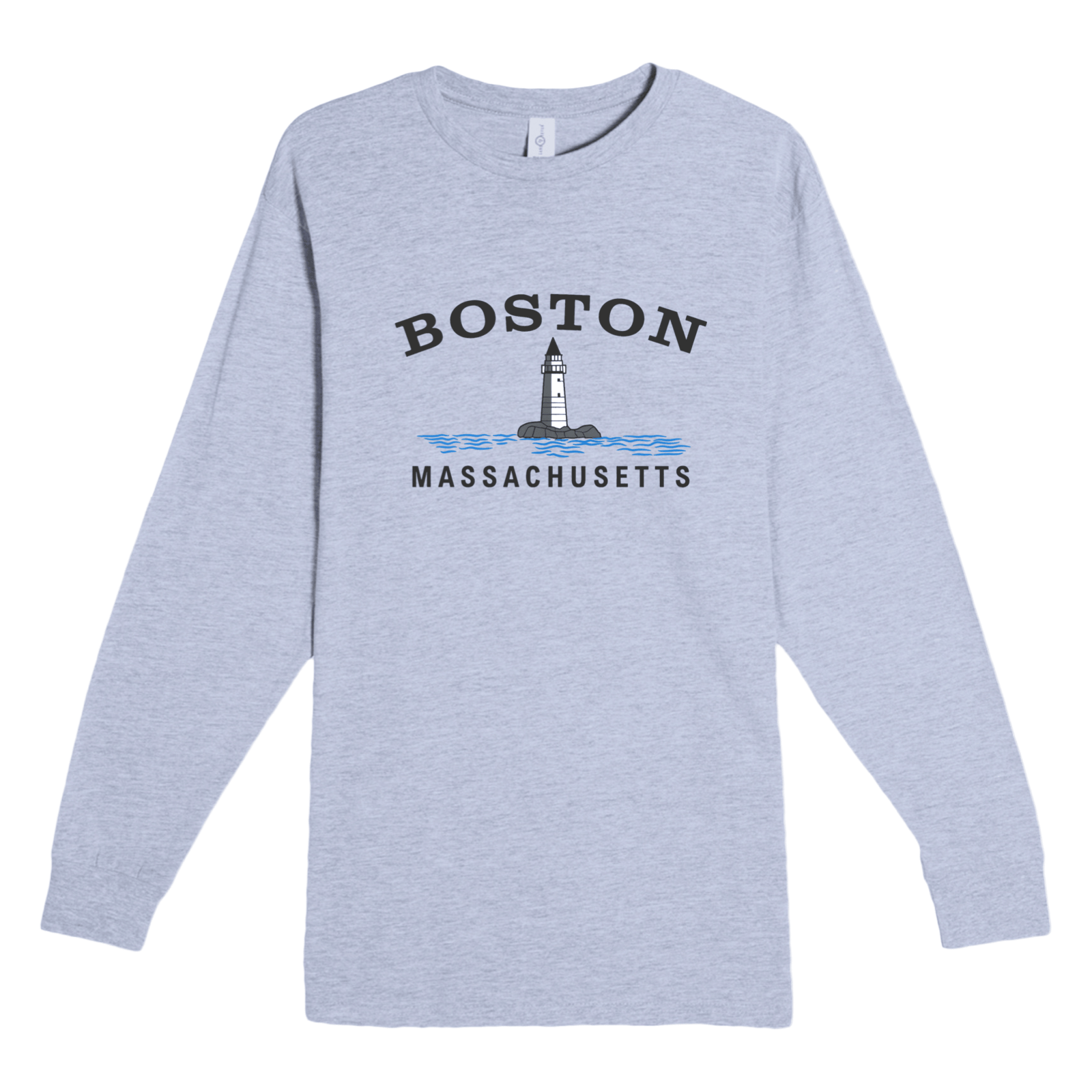 Cape Cod Clothing Company Boston Big Lighthouse Heavyweight Long Sleeve Tee