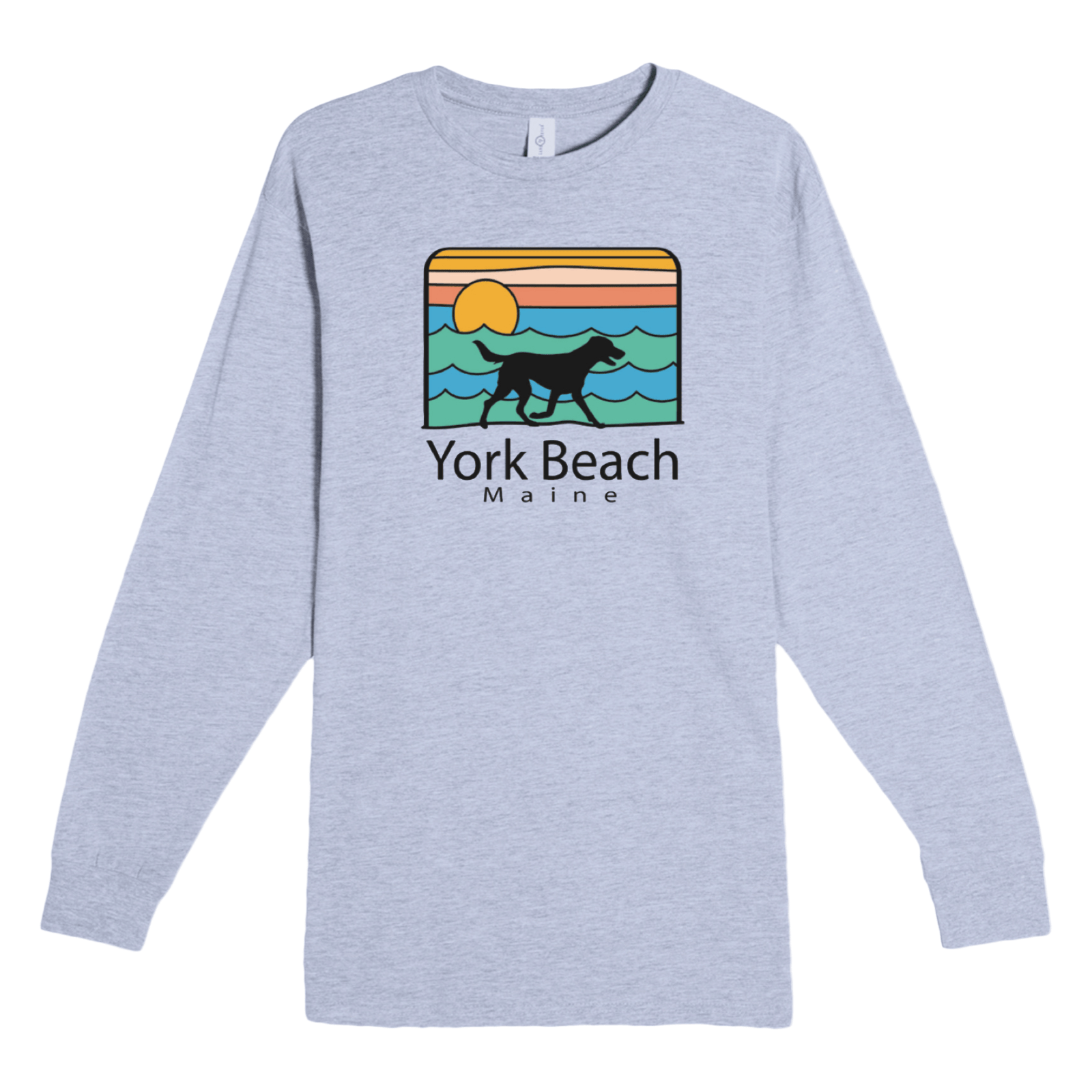 Cape Cod Clothing Company York Beach Summer Dog Heavyweight Long Sleeve Tee