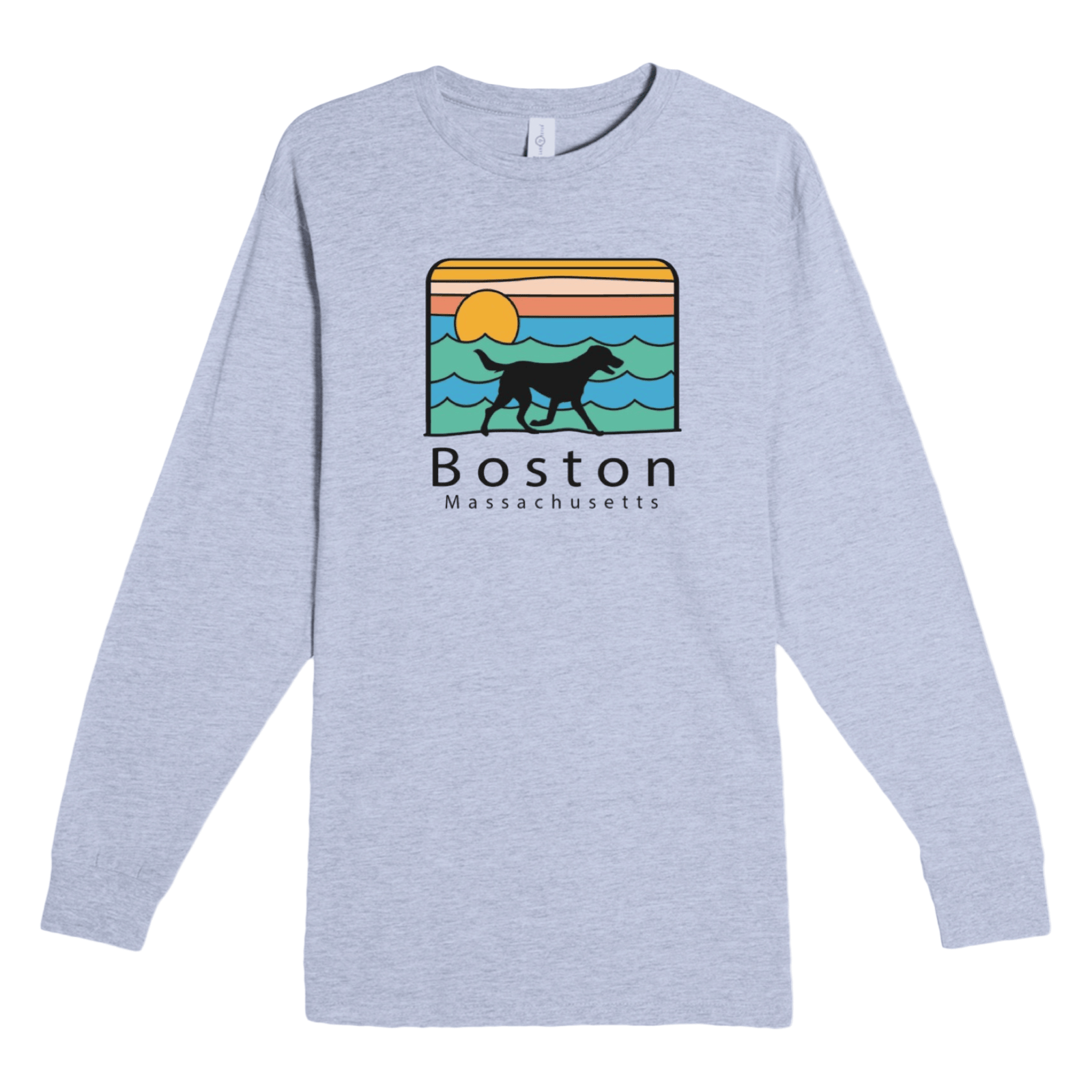 Cape Cod Clothing Company Boston Summer Dog Heavyweight Long Sleeve Tee