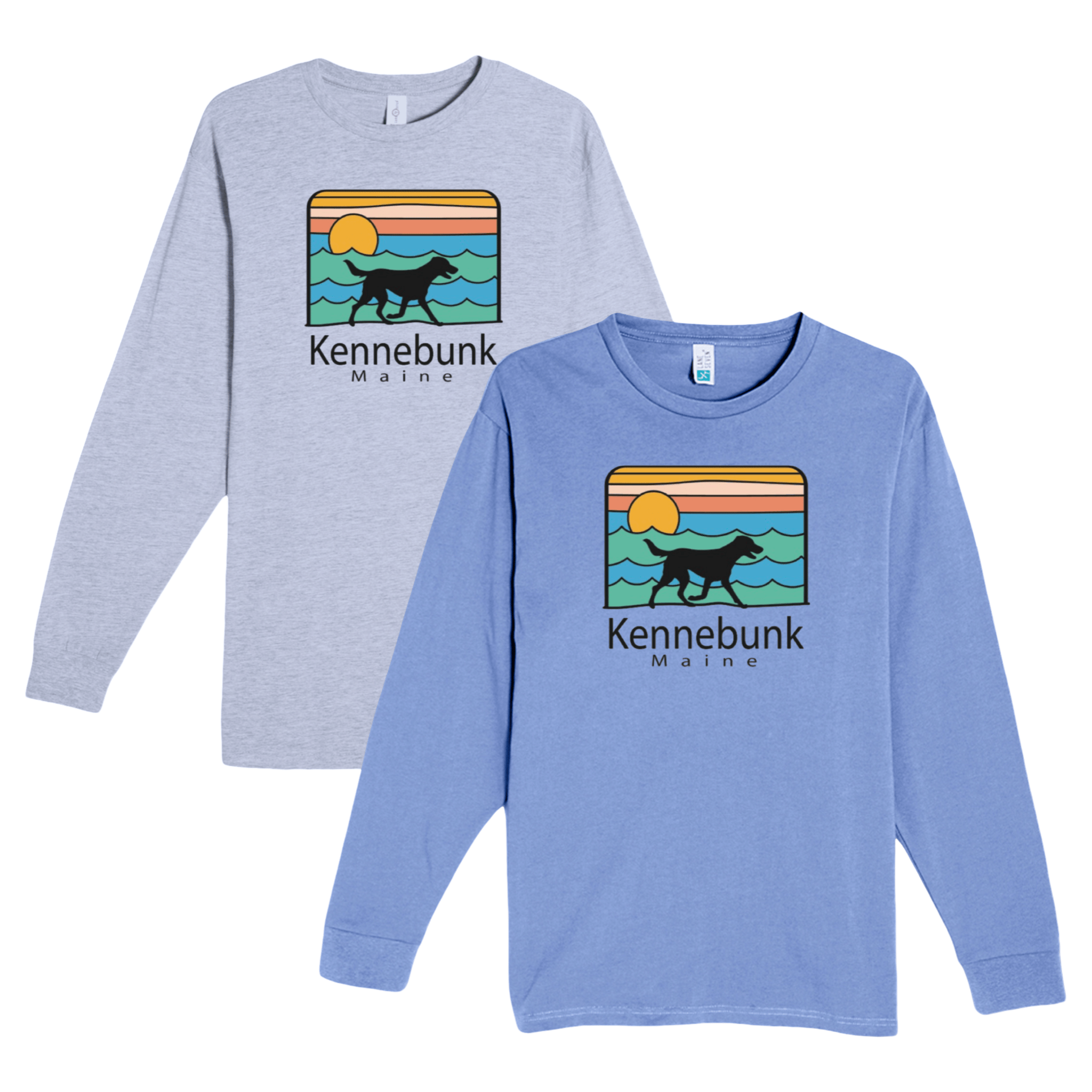 Cape Cod Clothing Company Kennebunk Summer Dog Heavyweight Long Sleeve Tee