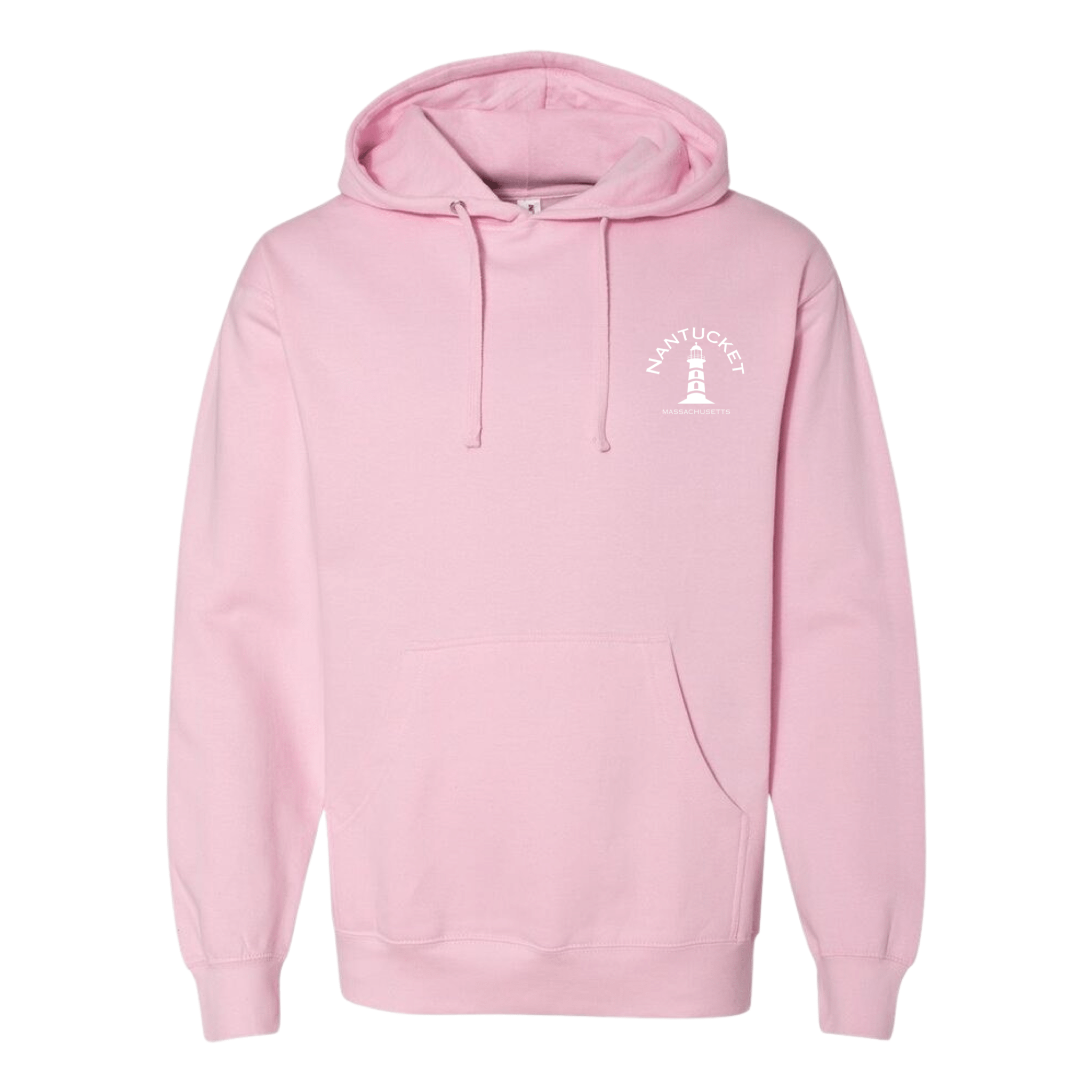 Nantucket Lighthouse Essential Hoodie, pink