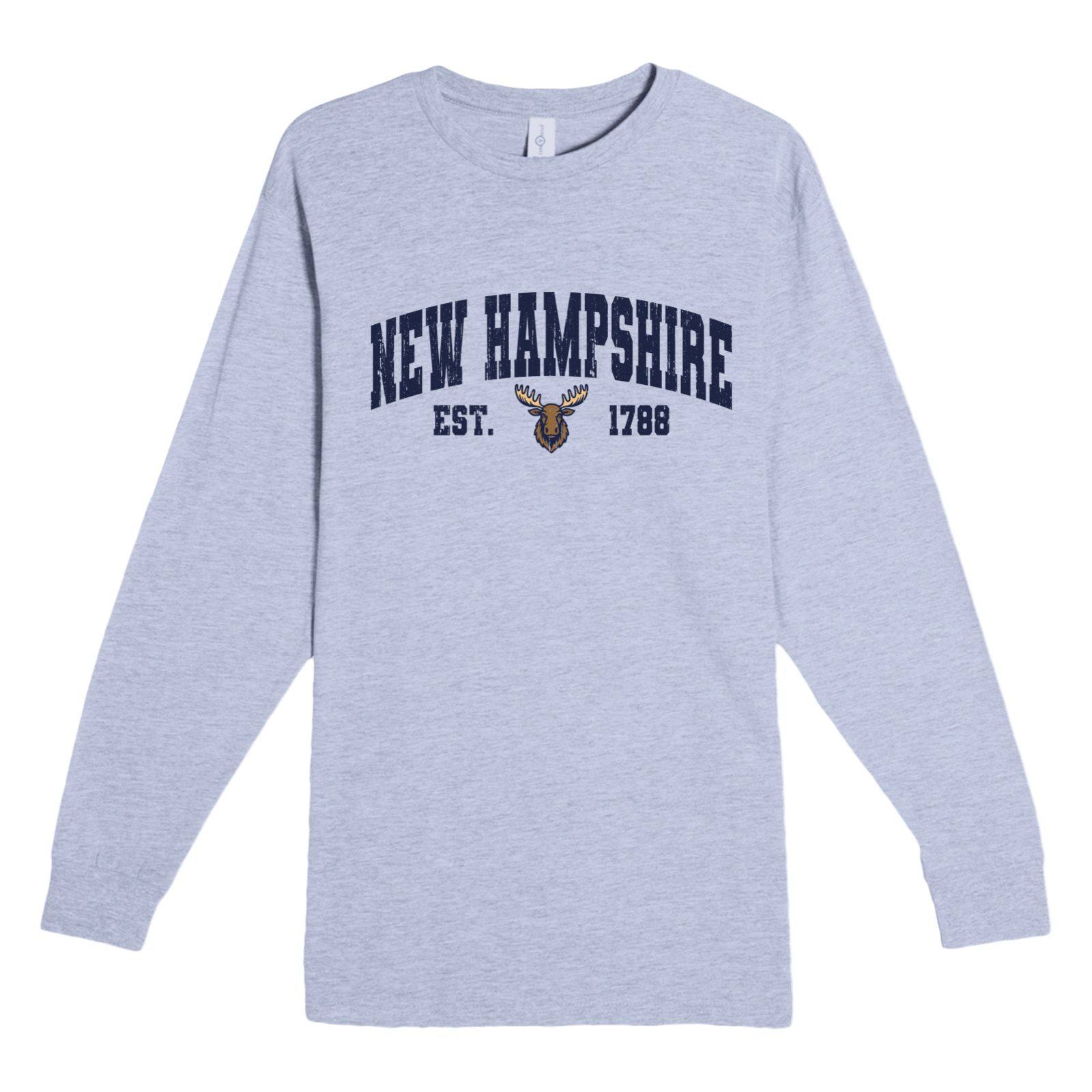 Cape Cod Clothing Company New Hampshire Moose Heavyweight Long Sleeve Tee