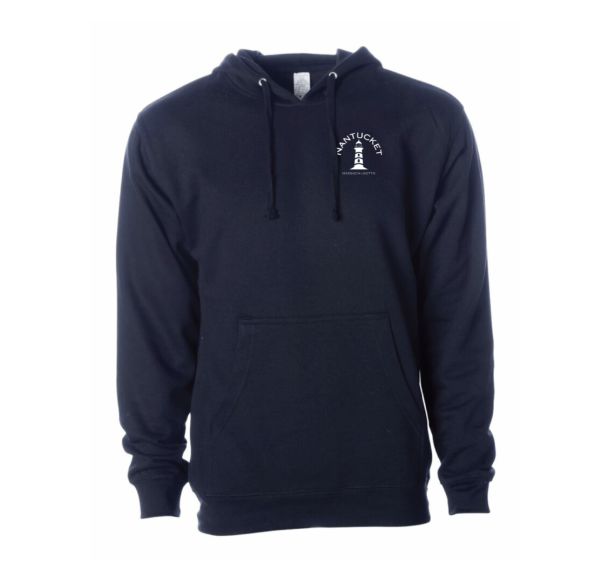 Nantucket Lighthouse Essential Hoodie, true navy