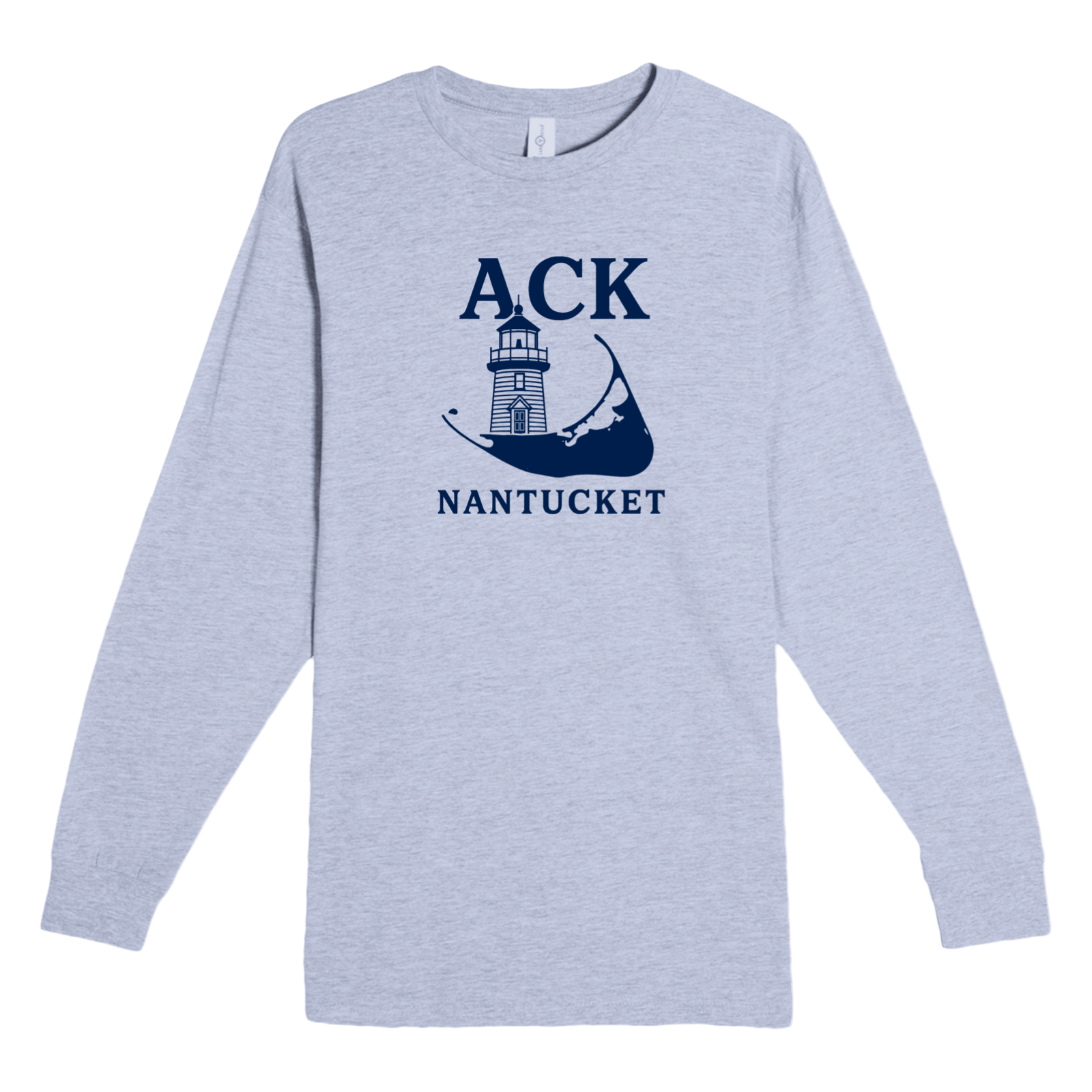 Cape Cod Clothing Company Nantucket ACK Lighthouse Heavyweight Long Sleeve Tee