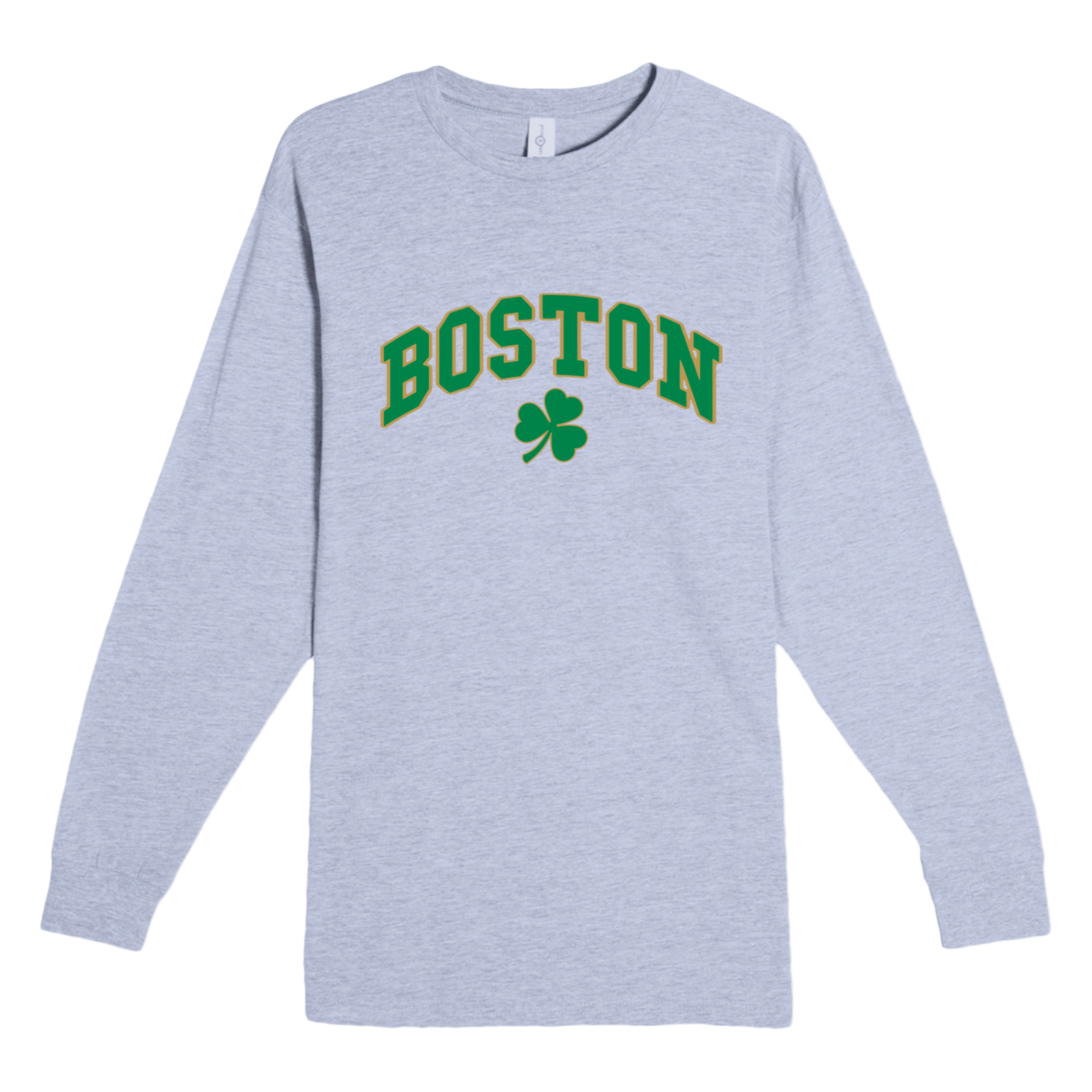 Cape Cod Clothing Company Boston Vintage Shamrock Heavyweight Long Sleeve Tee
