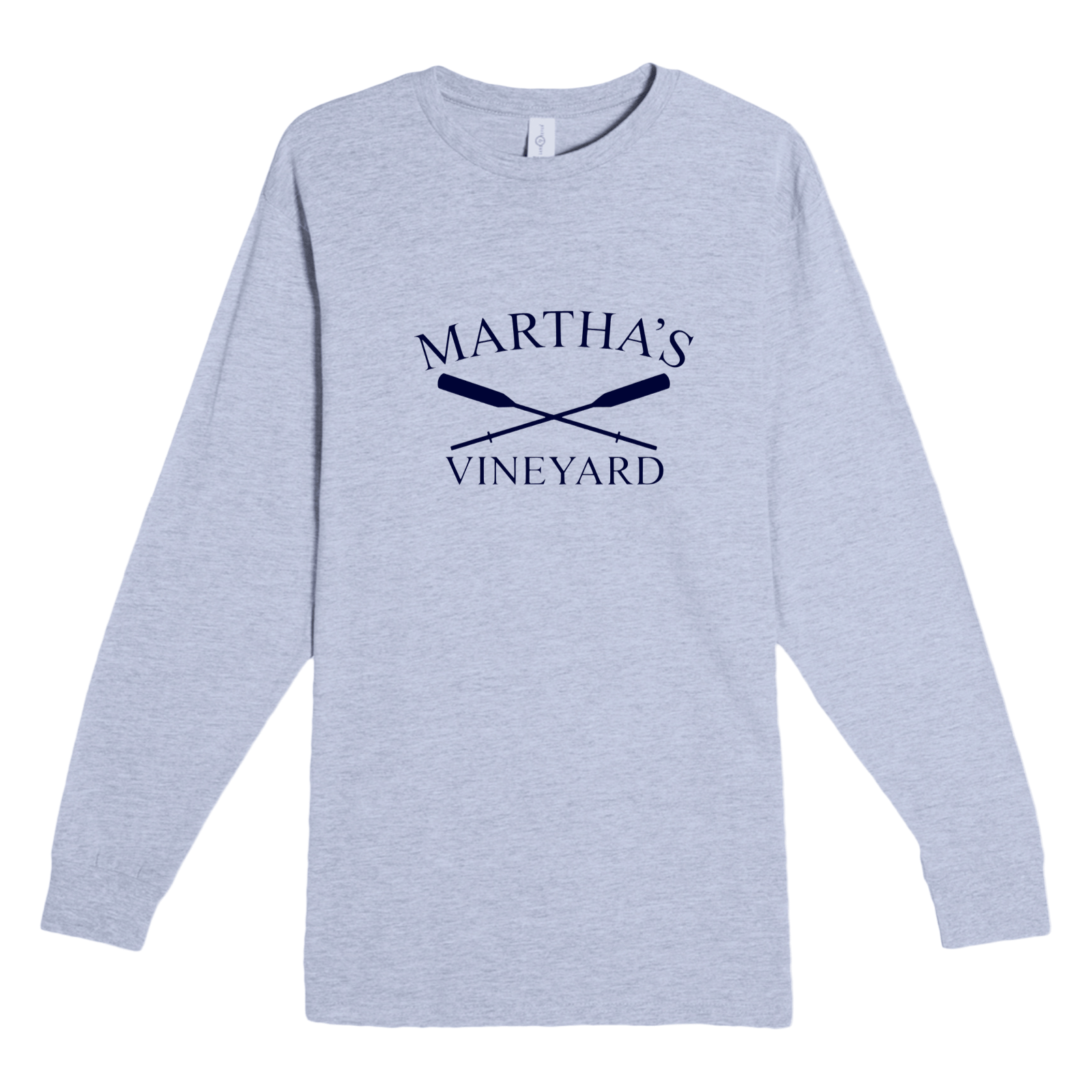 Cape Cod Clothing Company Martha's Vineyard Crossed Oar Heavyweight Long Sleeve Tee