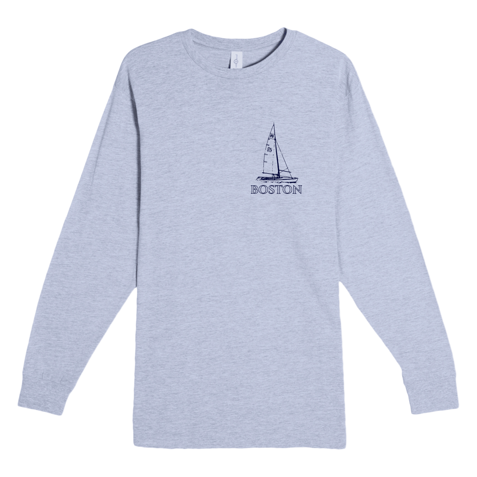 Cape Cod Clothing Company Boston Sailboat Heavyweight Long Sleeve Tee