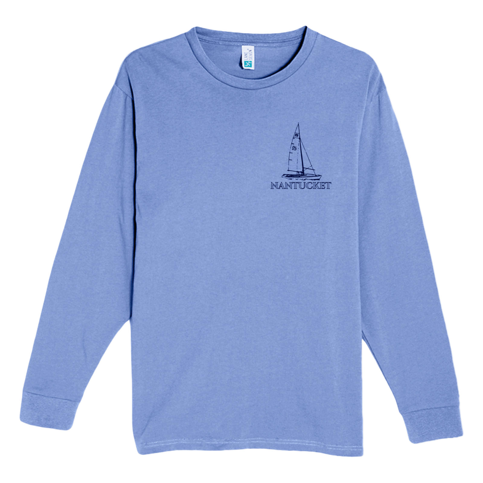 Cape Cod Clothing Company Nantucket Sailboat Heavyweight Long Sleeve Tee