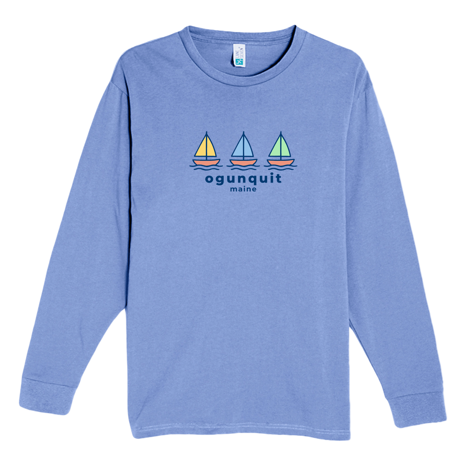 Cape Cod Clothing Company Ogunquit Summer Sails Heavyweight Long Sleeve Tee