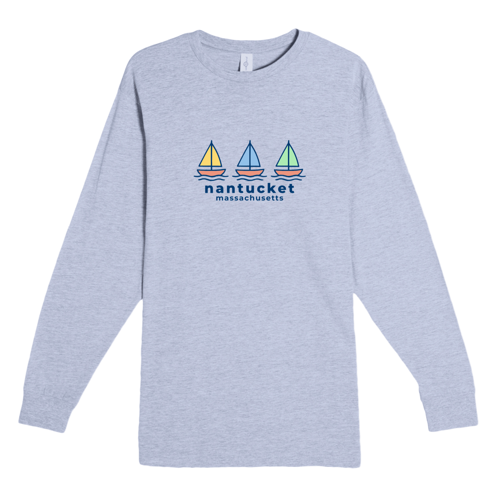 Cape Cod Clothing Company Nantucket Summer Sails Heavyweight Long Sleeve Tee