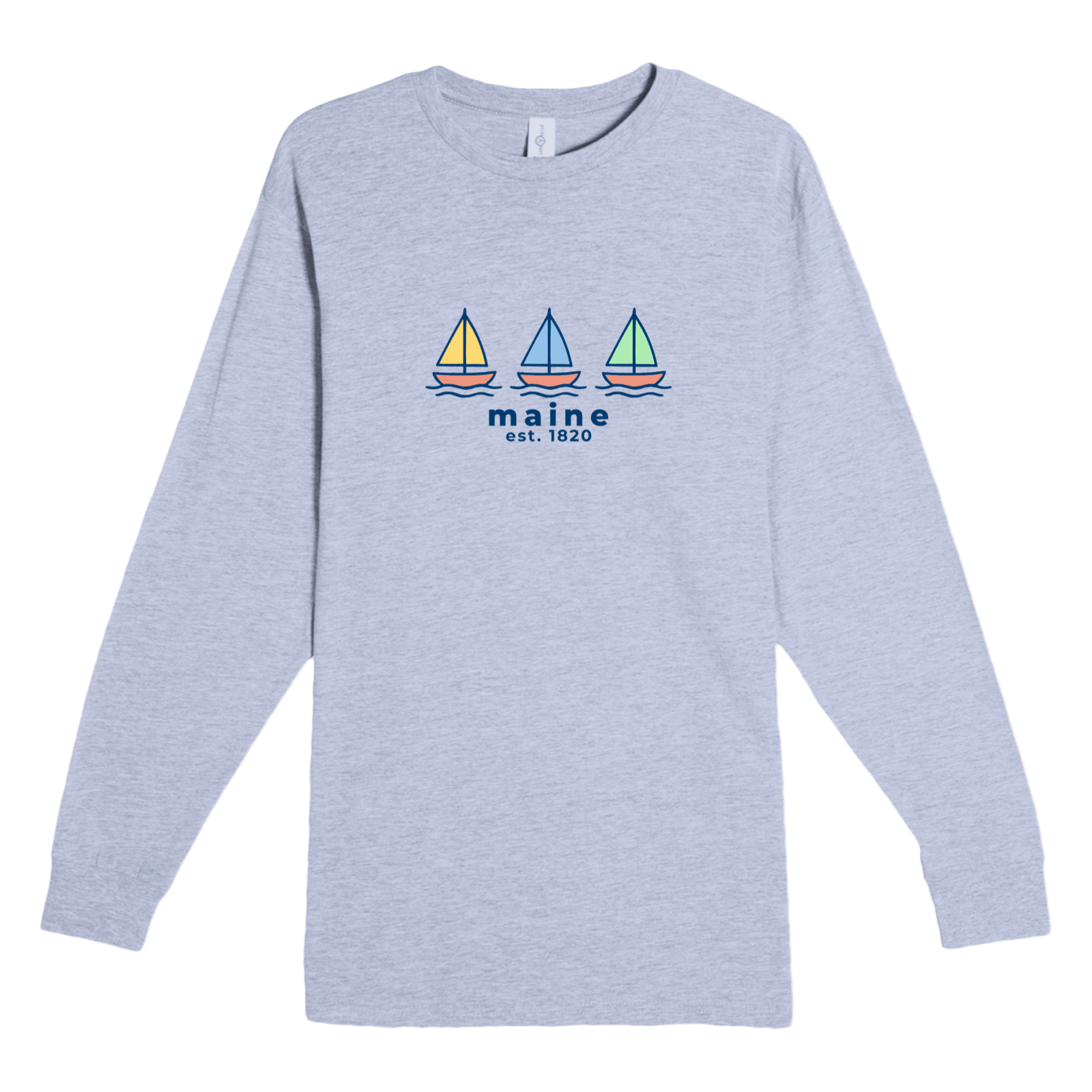 Cape Cod Clothing Company Maine Summer Sails Heavyweight Long Sleeve Tee