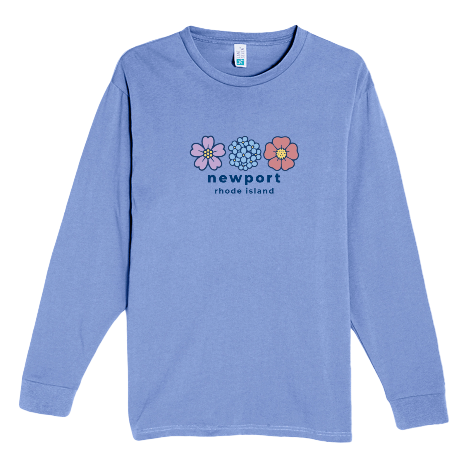 Cape Cod Clothing Company Newport Summer Bloom Heavyweight Long Sleeve Tee