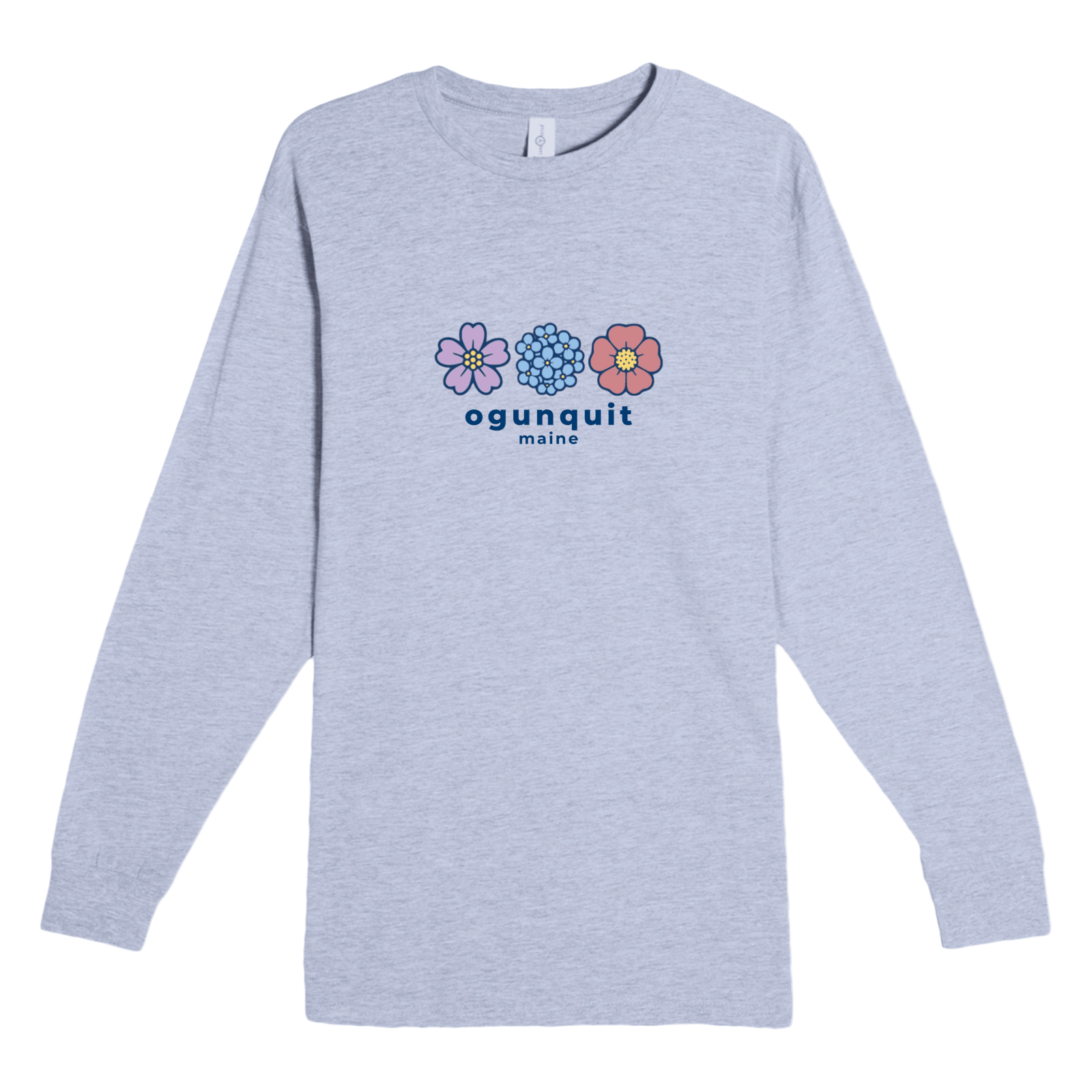 Cape Cod Clothing Company Ogunquit Summer Bloom Heavyweight Long Sleeve Tee