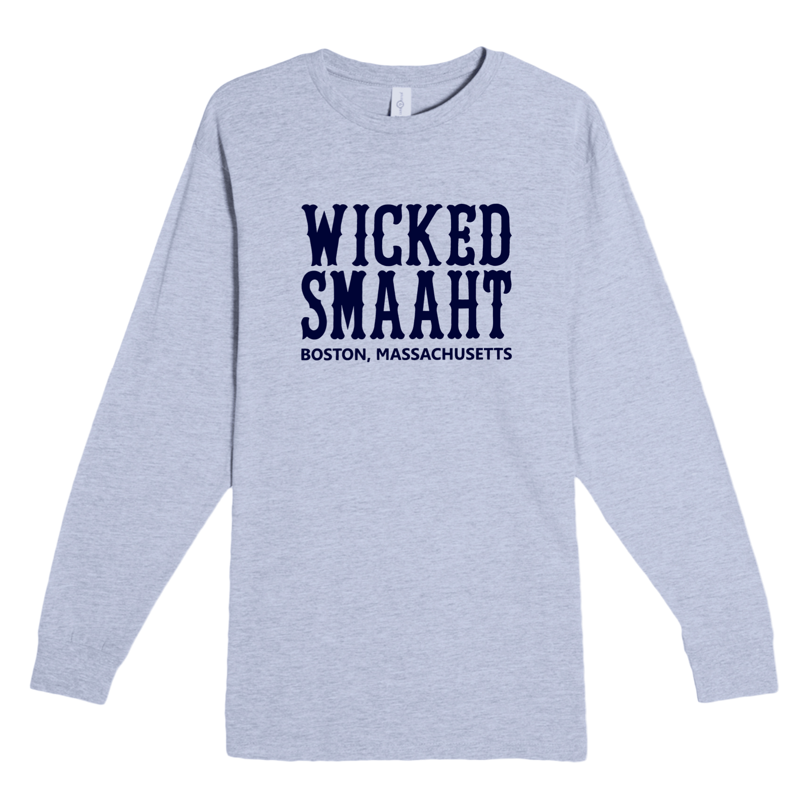 Cape Cod Clothing Company Boston Wicked Smaaht Heavyweight Long Sleeve Tee