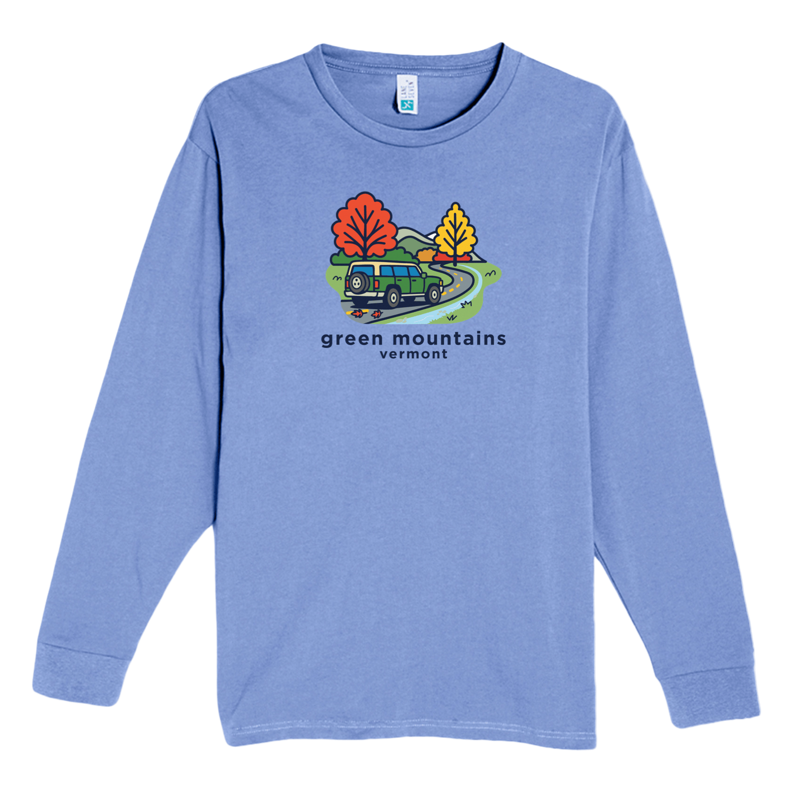Cape Cod Clothing Company Green Mountains Mountain Drive Heavyweight Long Sleeve Tee