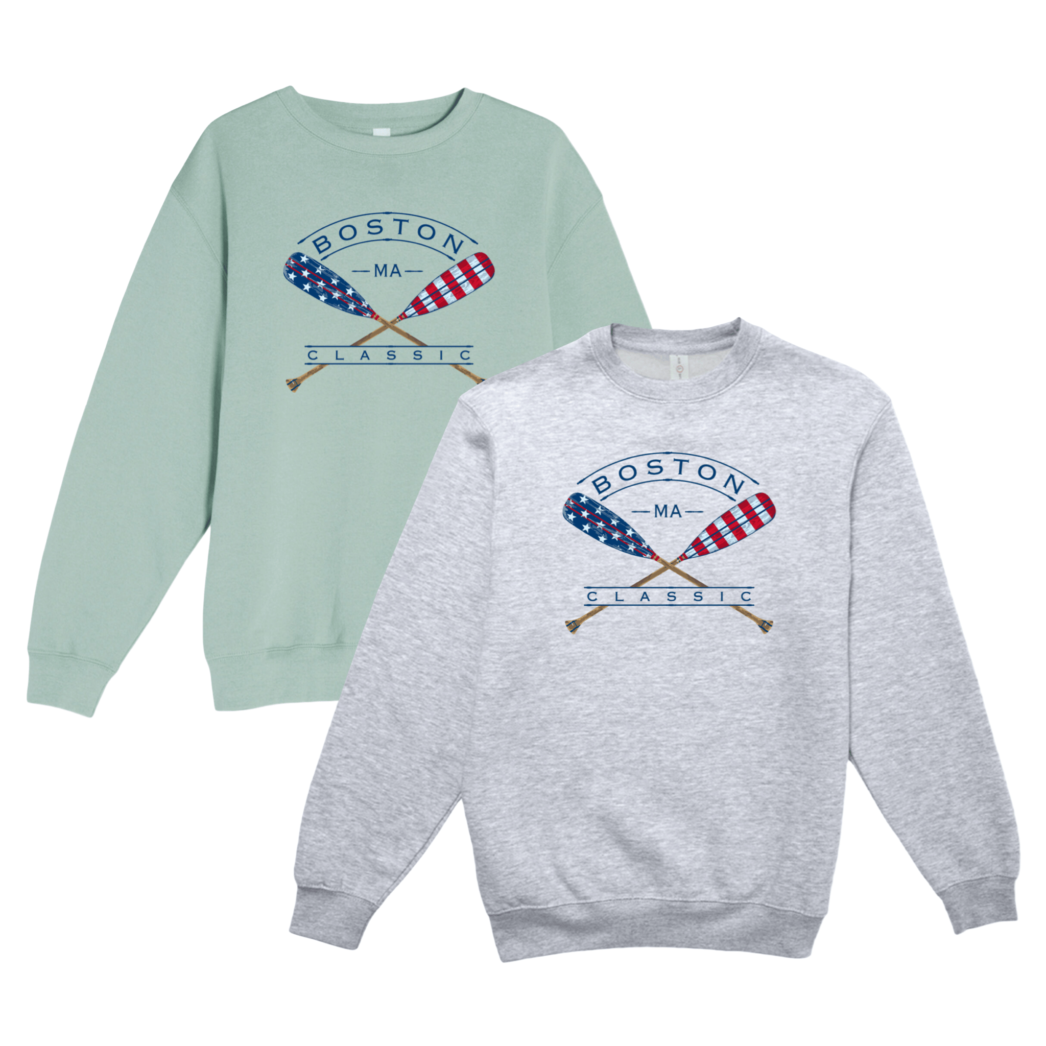 Cape Cod Clothing Company Boston American Classic Soft Fleece Crewneck Sweatshirt