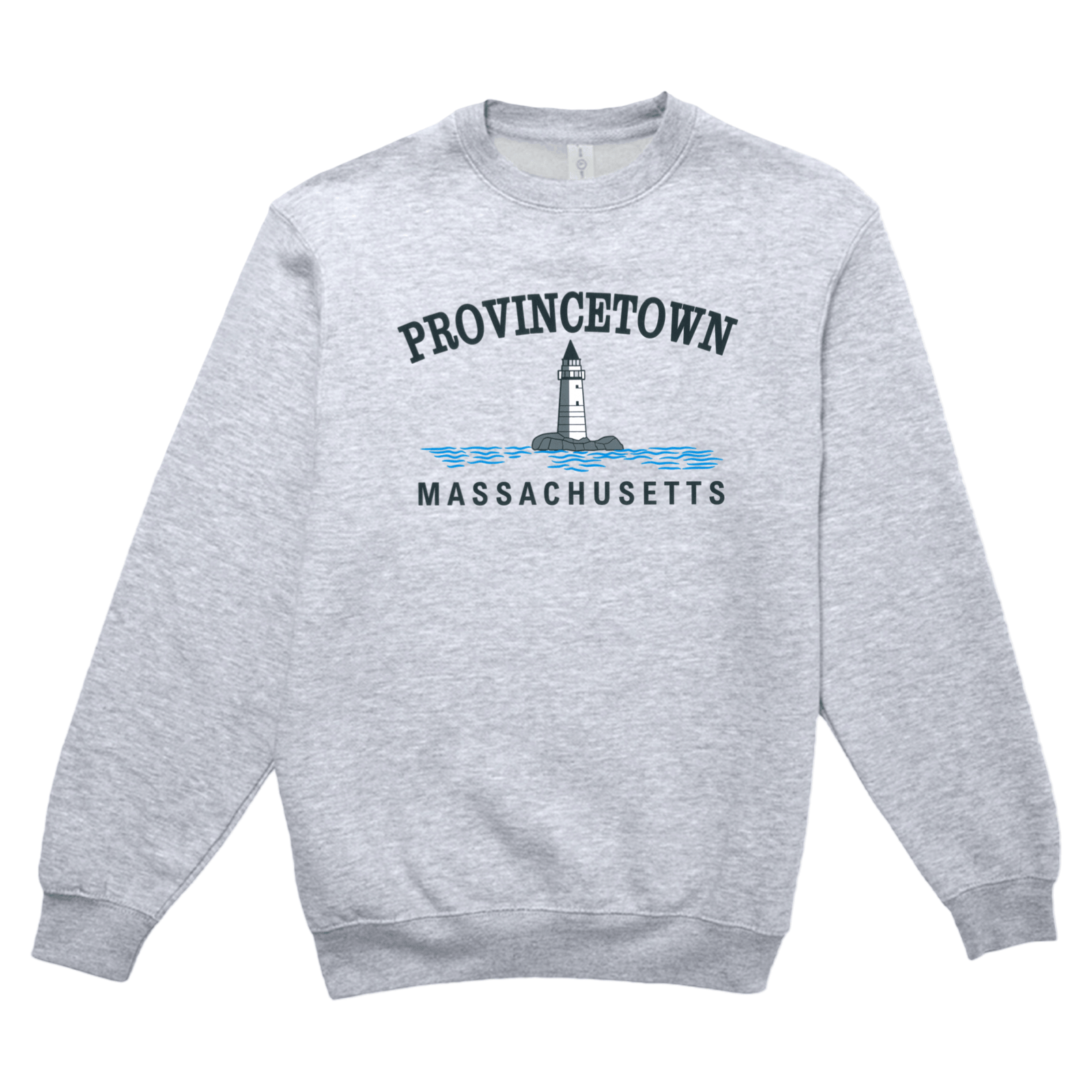 Cape Cod Clothing Company Provincetown Big Lighthouse Soft Fleece Crewneck Sweatshirt