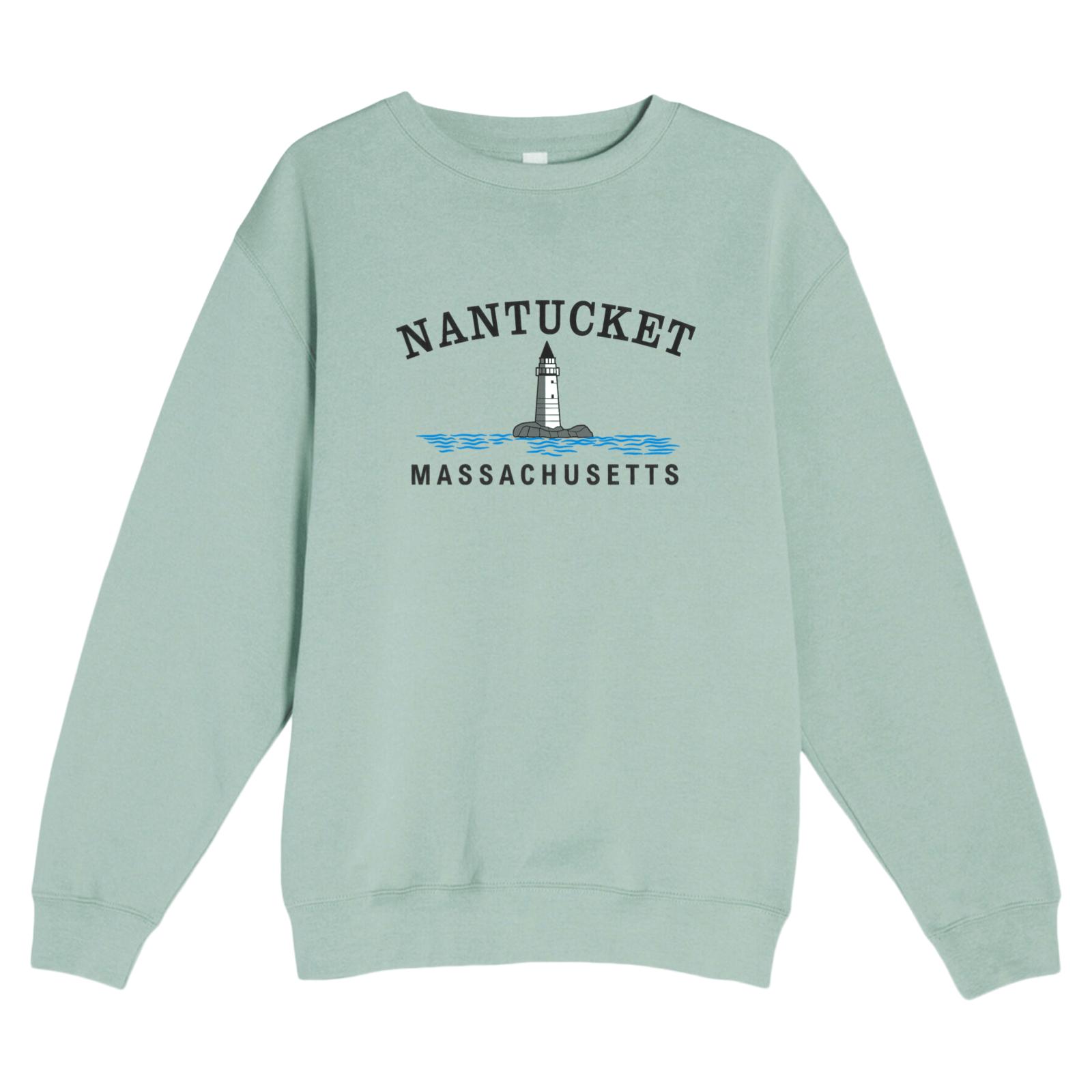 Cape Cod Clothing Company Nantucket Big Lighthouse Soft Fleece Crewneck Sweatshirt