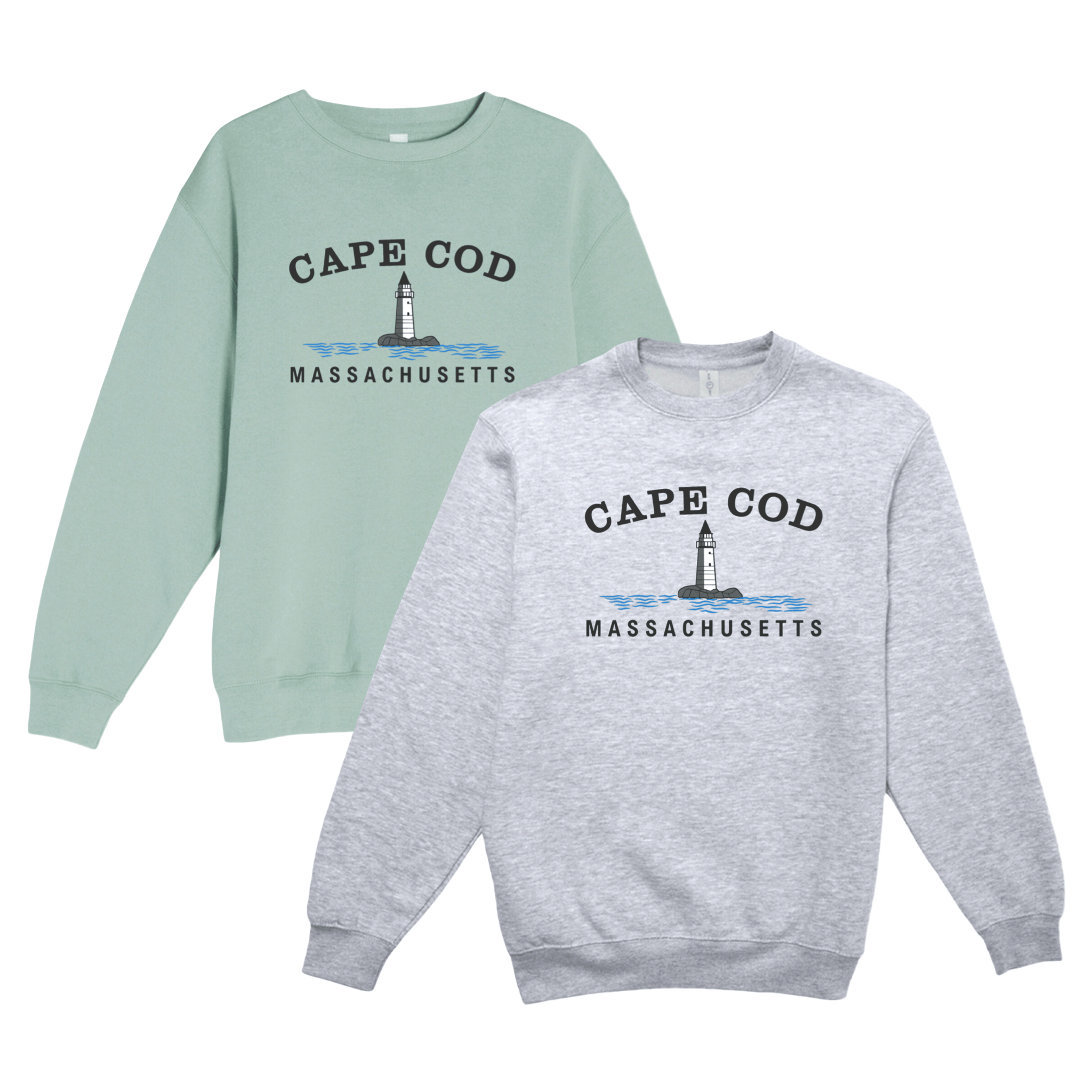 Cape Cod Clothing Company Cape Cod Big Lighthouse Soft Fleece Crewneck Sweatshirt