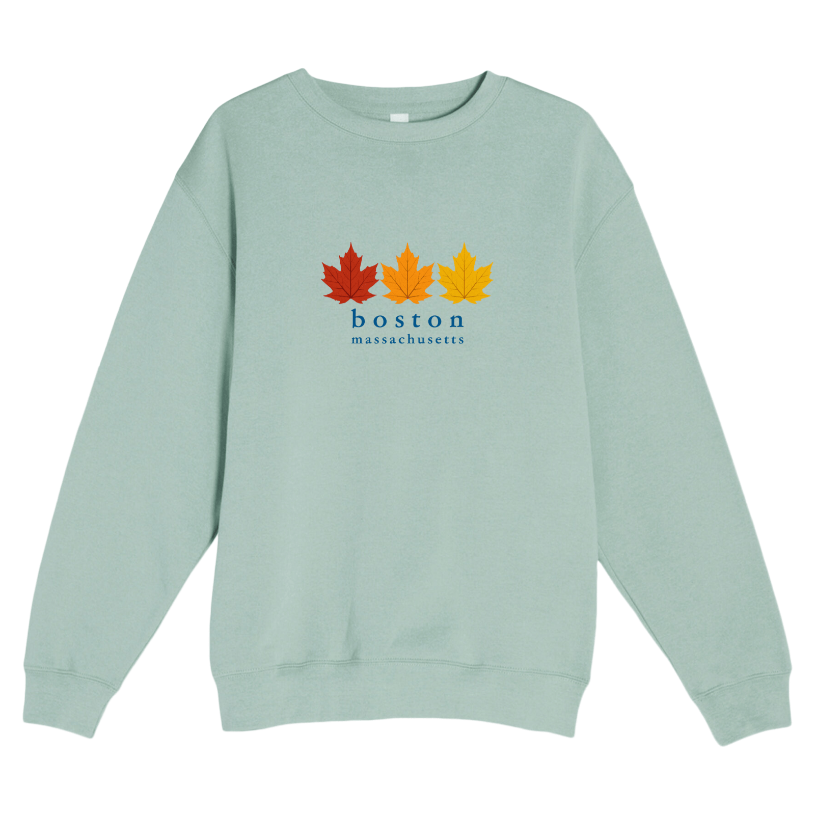 Cape Cod Clothing Company Boston Fall Foliage Soft Fleece Crewneck Sweatshirt