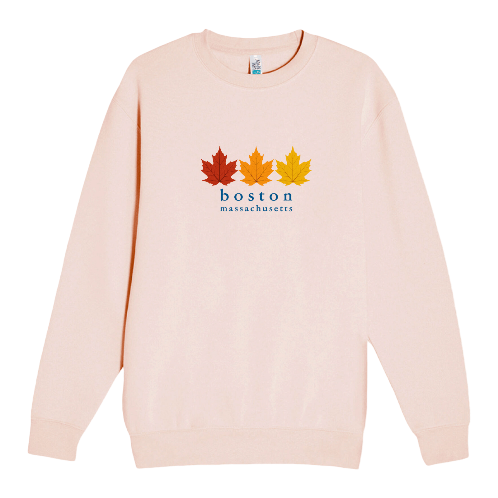 Cape Cod Clothing Company Boston Fall Foliage Soft Fleece Crewneck Sweatshirt
