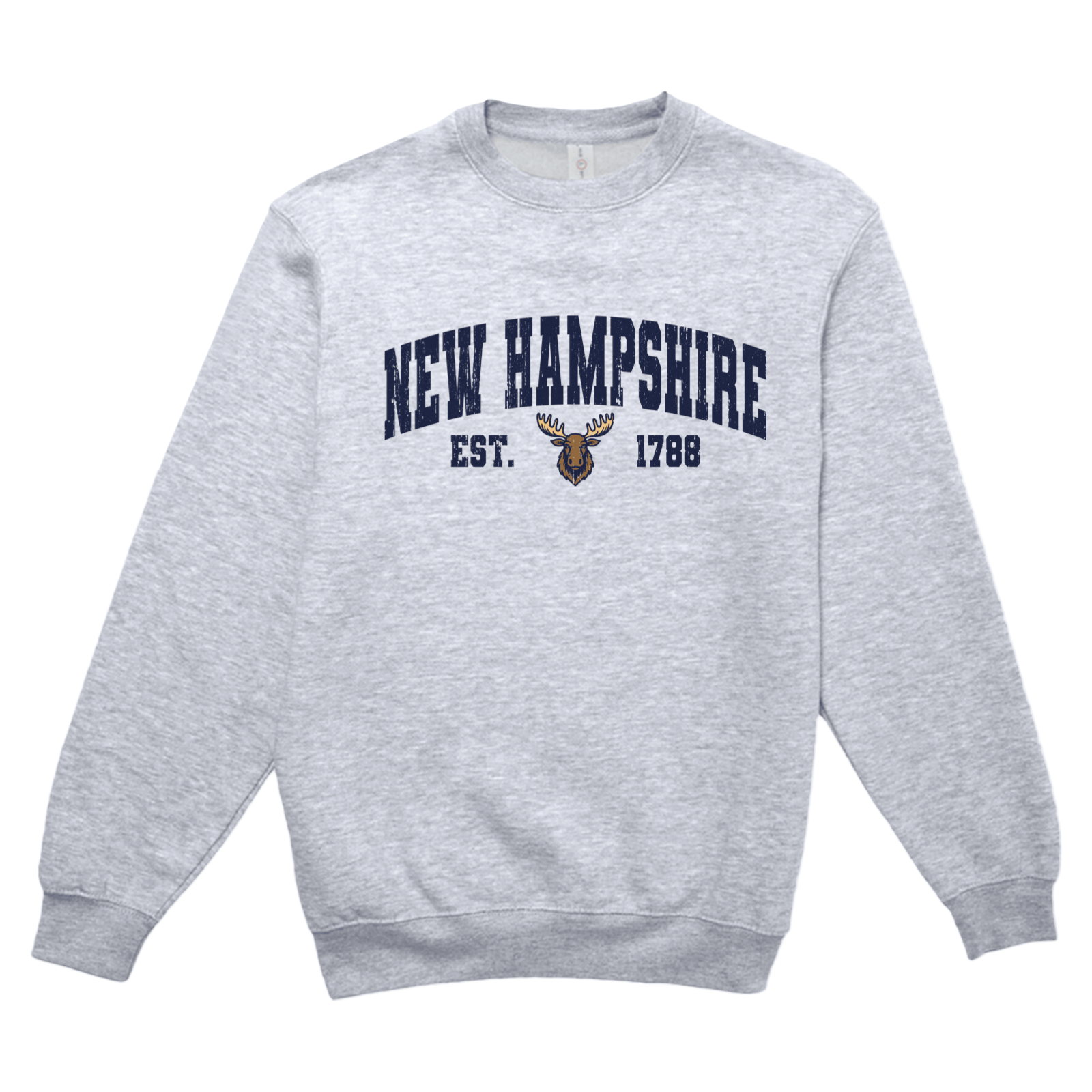 Cape Cod Clothing Company New Hampshire Moose Soft Fleece Crewneck Sweatshirt