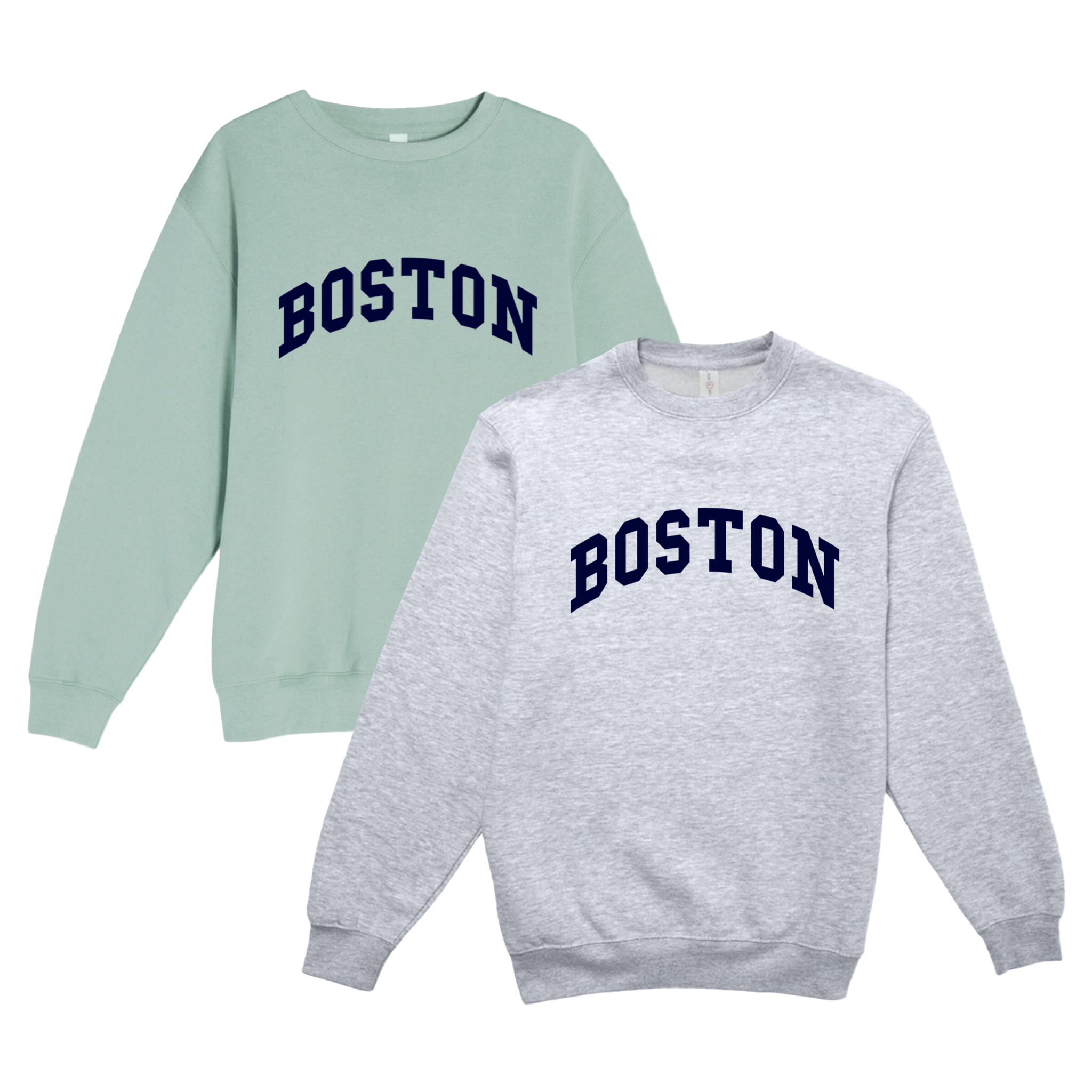 Boston Soft Fleece Crewneck Sweatshirt
