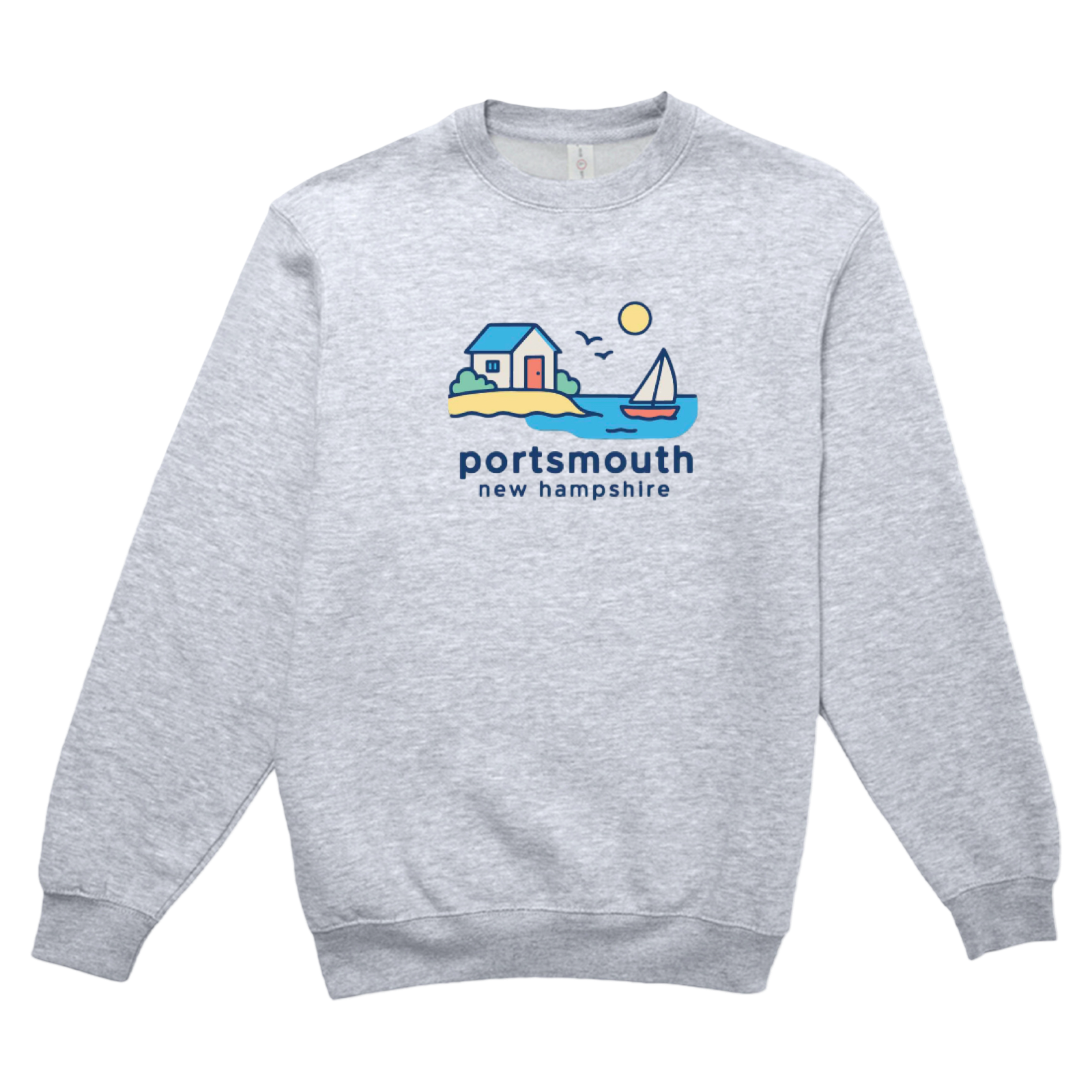 Portsmouth Beach House Soft Fleece Crewneck Sweatshirt